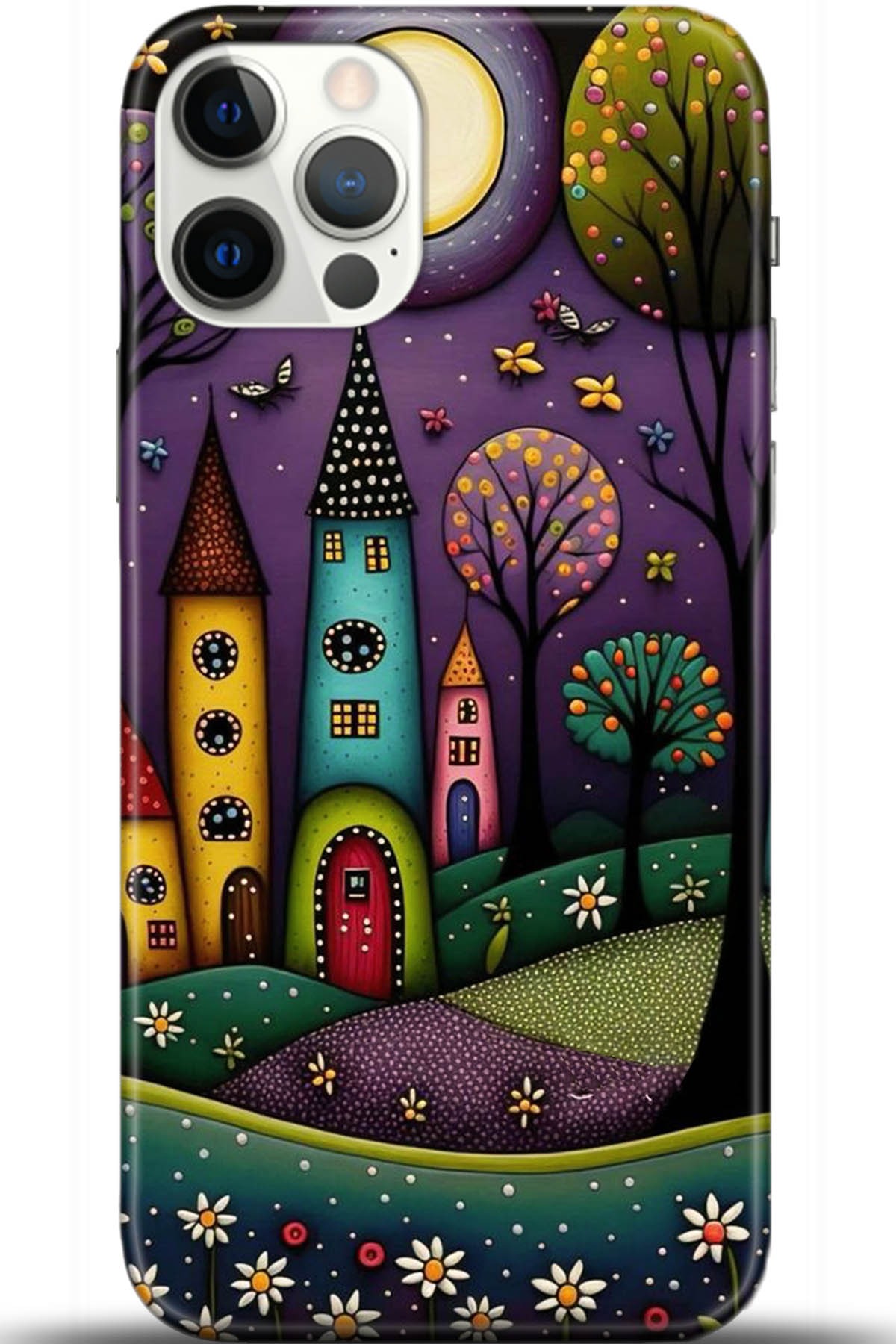 Apple iPhone 12 Pro 6.1inç Uyumlu Kılıf HD Baskılı Kılıf - Followed Institution 5704