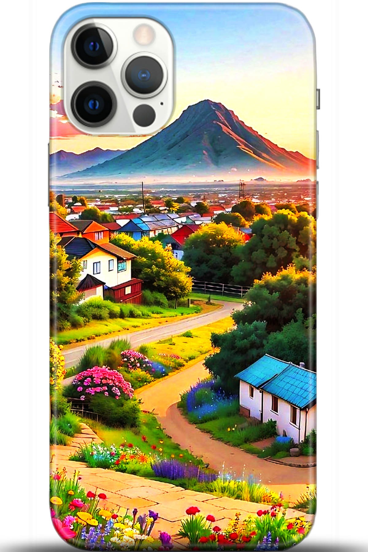 Apple iPhone 12 Pro Max 6.7inç Uyumlu Kılıf HD Baskılı Kılıf - Followed Institution 5605