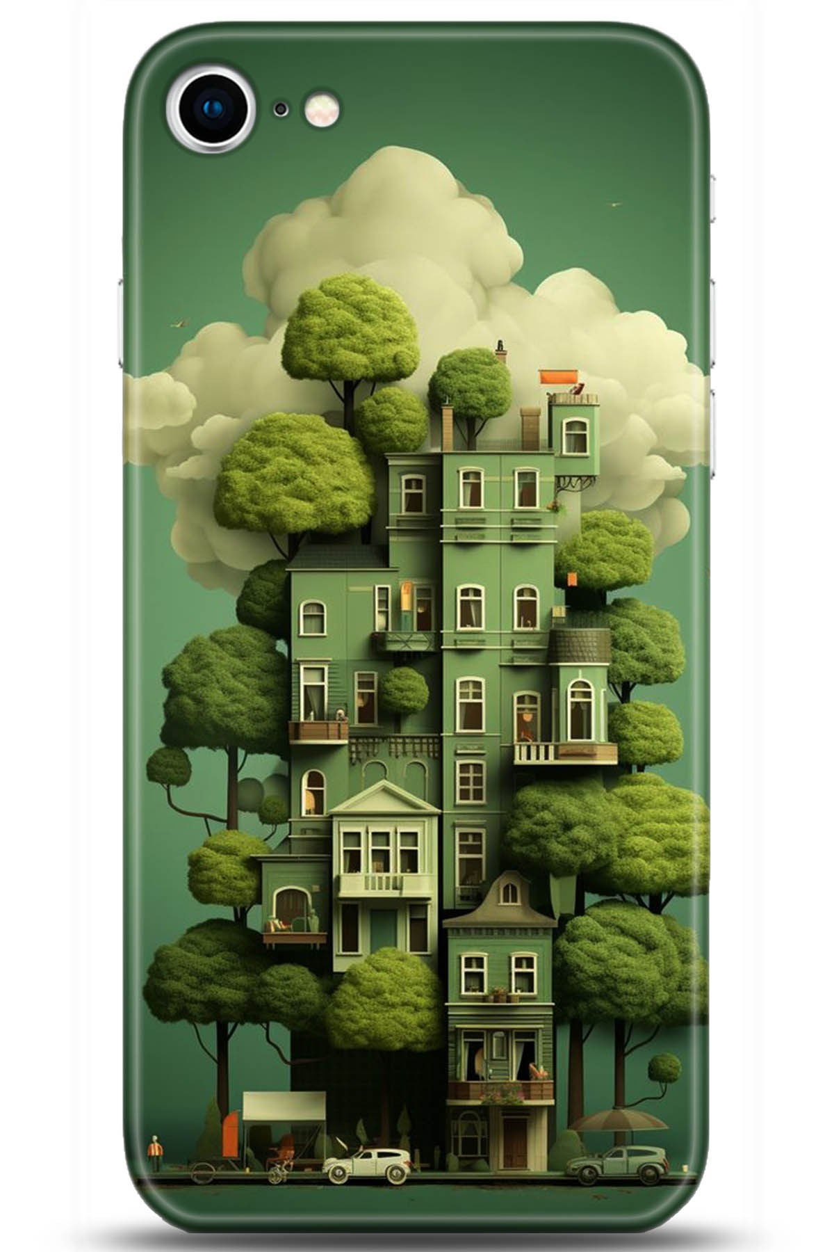 Apple iPhone SE 2 (2020) Uyumlu Kılıf HD Baskılı Kılıf - Followed Institution 5273