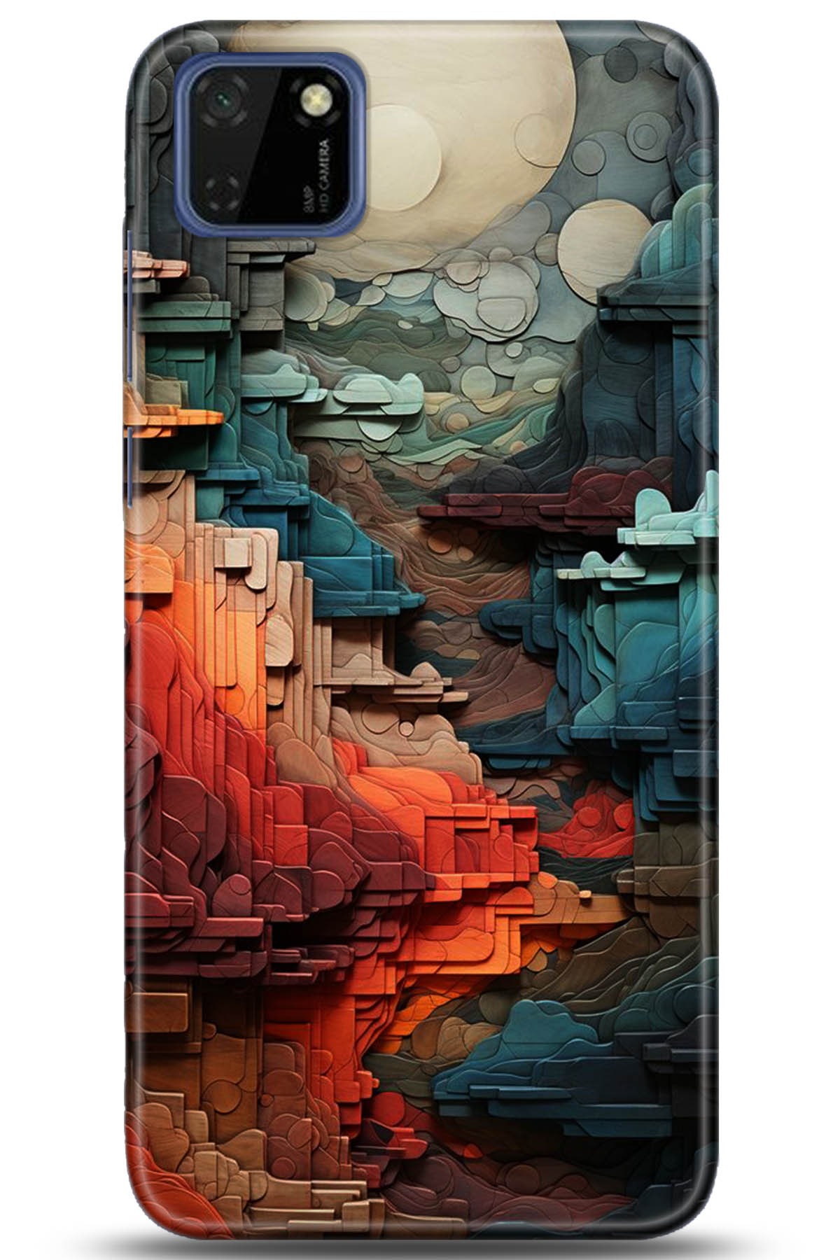 Huawei Y5P Uyumlu Kılıf HD Baskılı Kılıf - Followed Institution 5218