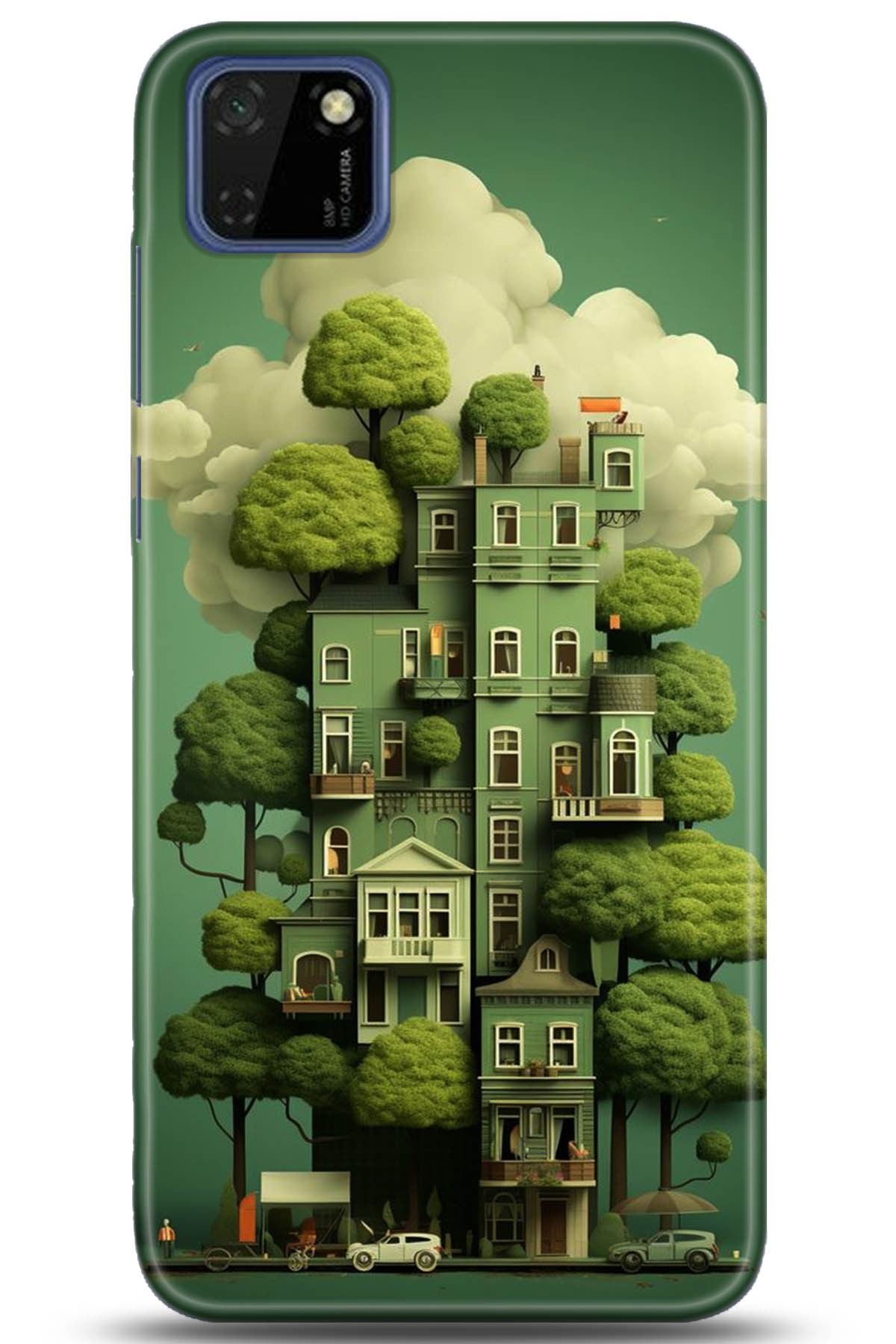 Huawei Y5P Uyumlu Kılıf HD Baskılı Kılıf - Followed Institution 5273