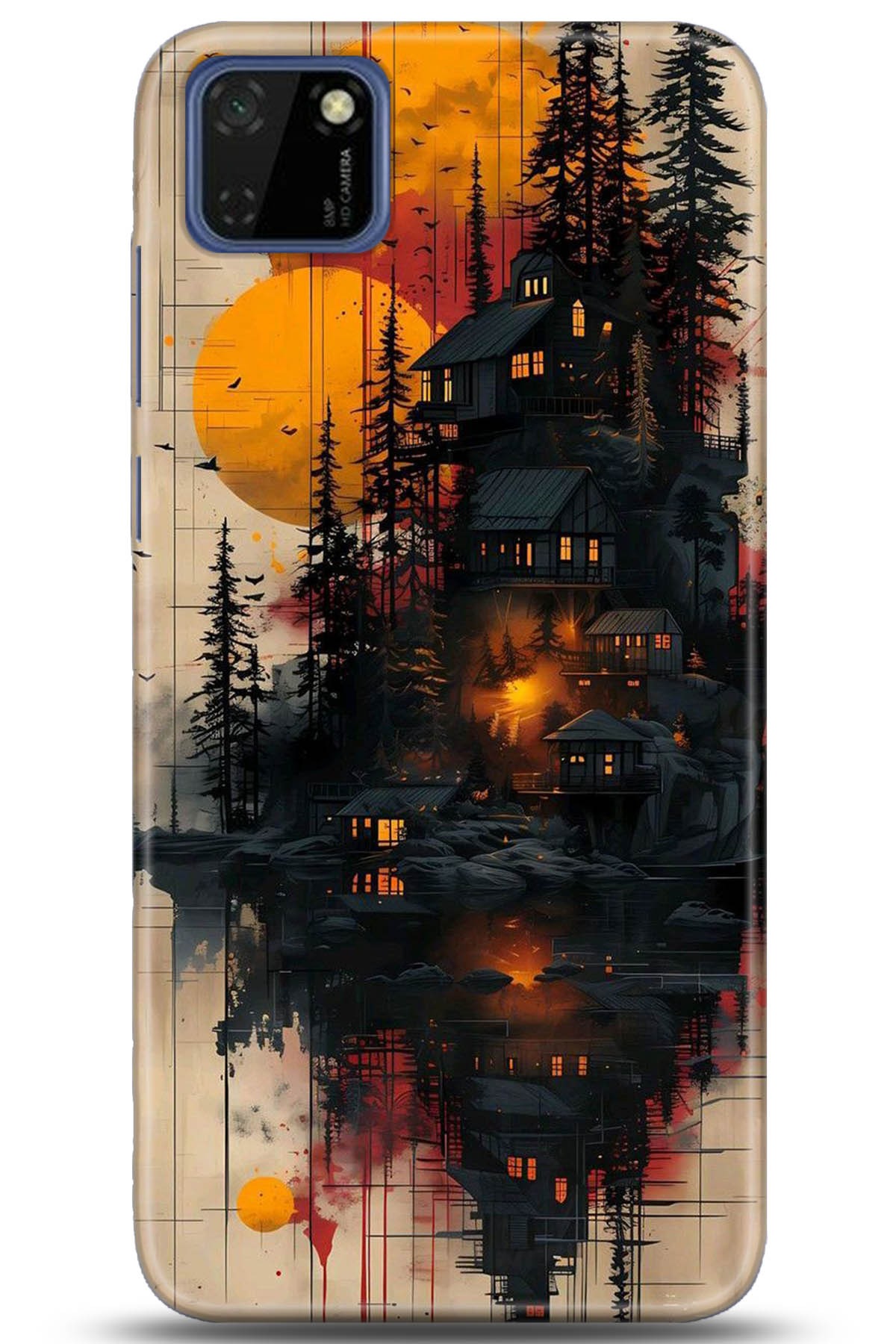 Huawei Y5P Uyumlu Kılıf HD Baskılı Kılıf - Followed Institution 5292