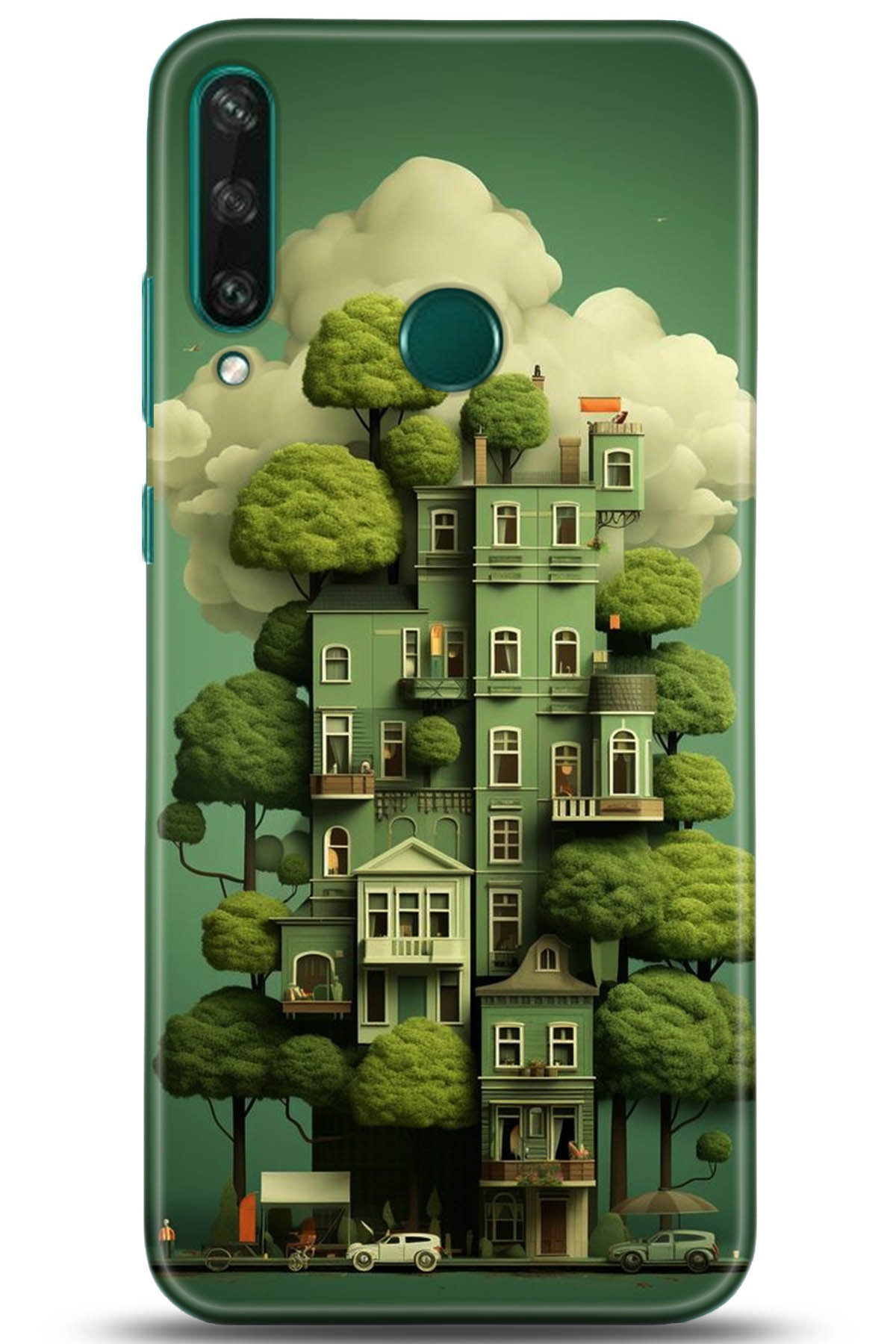 Huawei Y6P Uyumlu Kılıf HD Baskılı Kılıf - Followed Institution 5273