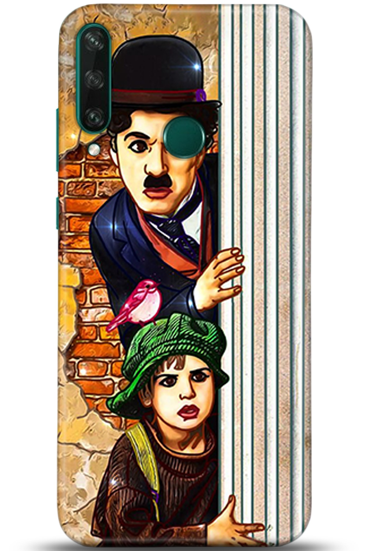 Huawei Y6P Uyumlu Kılıf HD Baskılı Kılıf - Followed Institution 5348