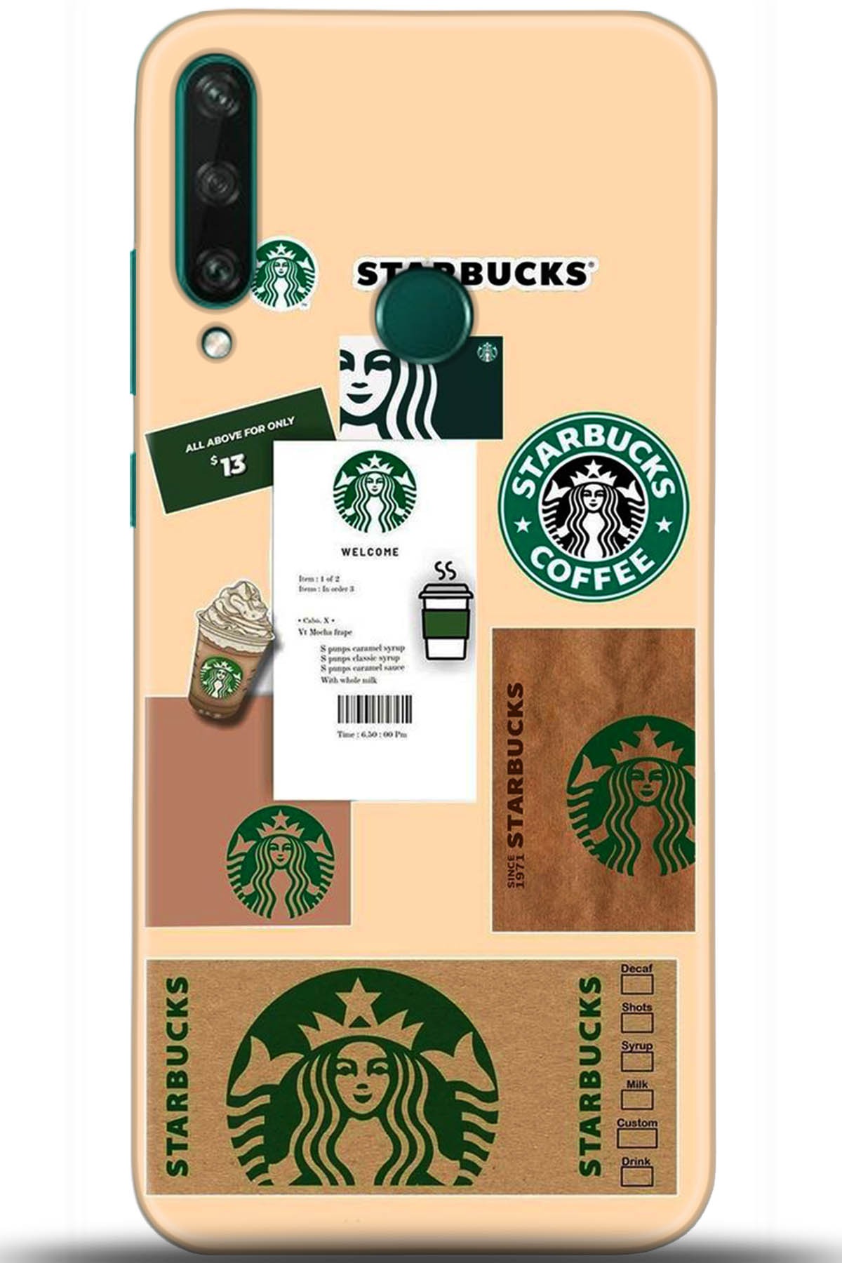 Huawei Y6P Uyumlu Kılıf HD Baskılı Kılıf - Followed Institution 5470