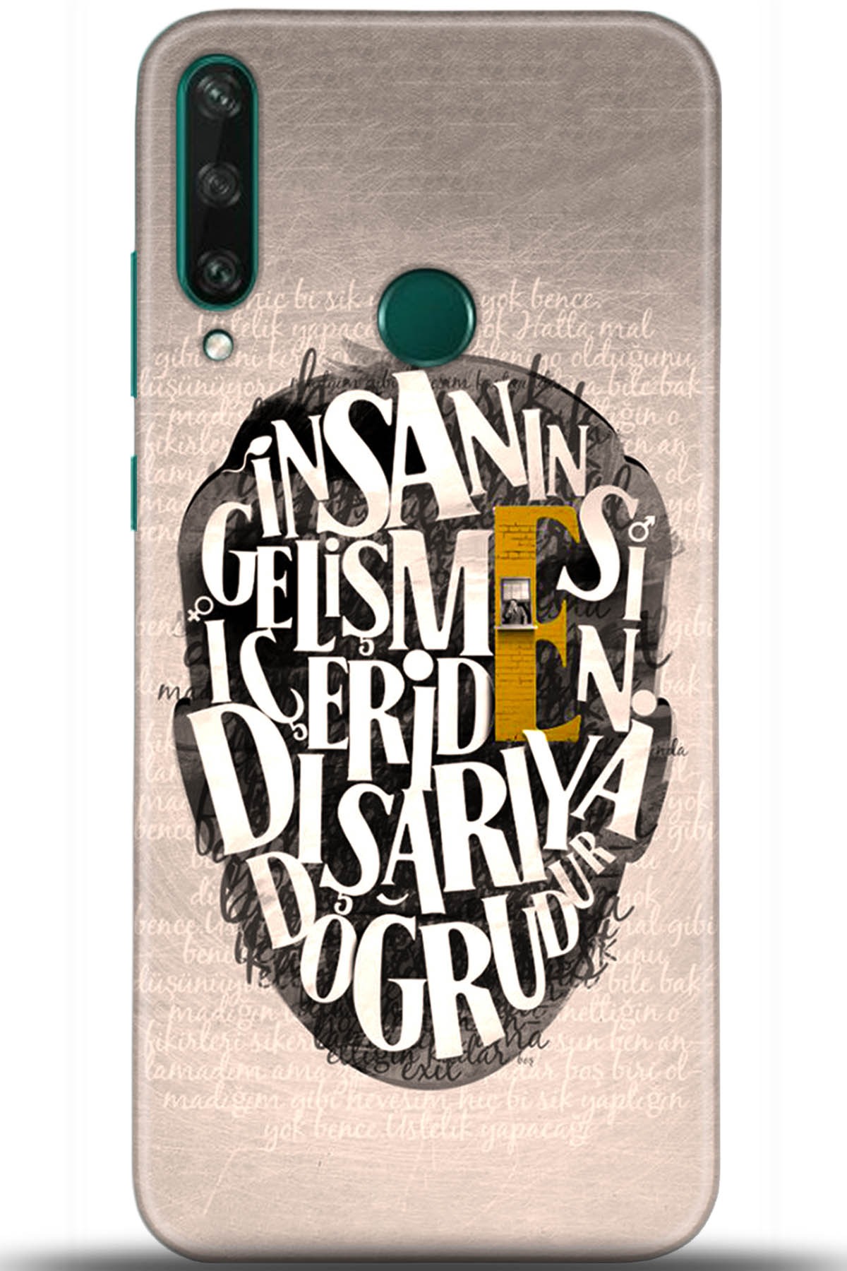 Huawei Y6P Uyumlu Kılıf HD Baskılı Kılıf - Followed Institution 5587