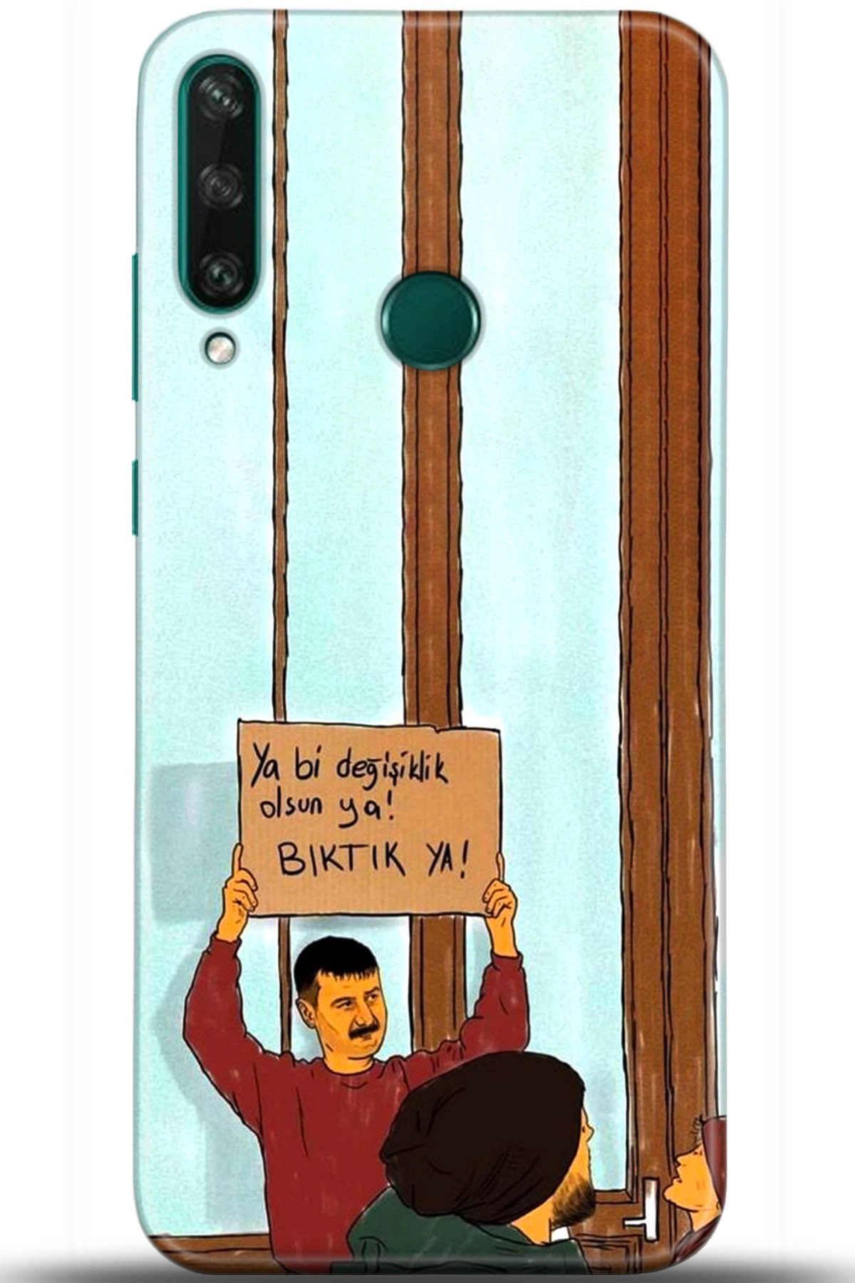 Huawei Y6P Uyumlu Kılıf HD Baskılı Kılıf - Followed Institution 5594