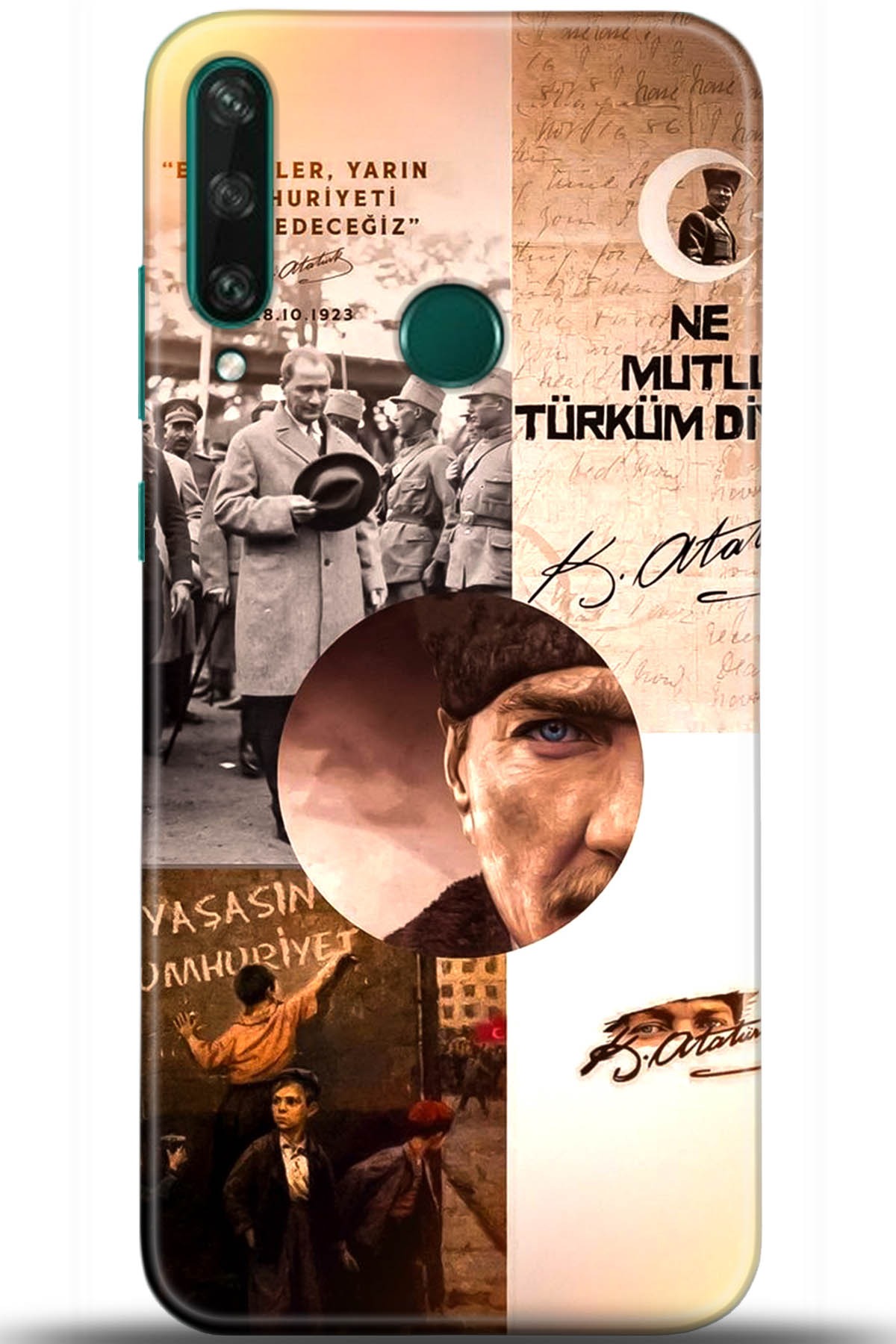 Huawei Y6P Uyumlu Kılıf HD Baskılı Kılıf - Followed Institution 5675