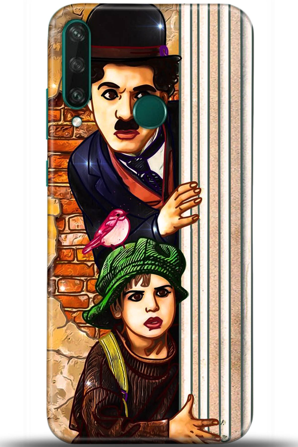 Huawei Y6P Uyumlu Kılıf HD Baskılı Kılıf - Followed Institution 5694