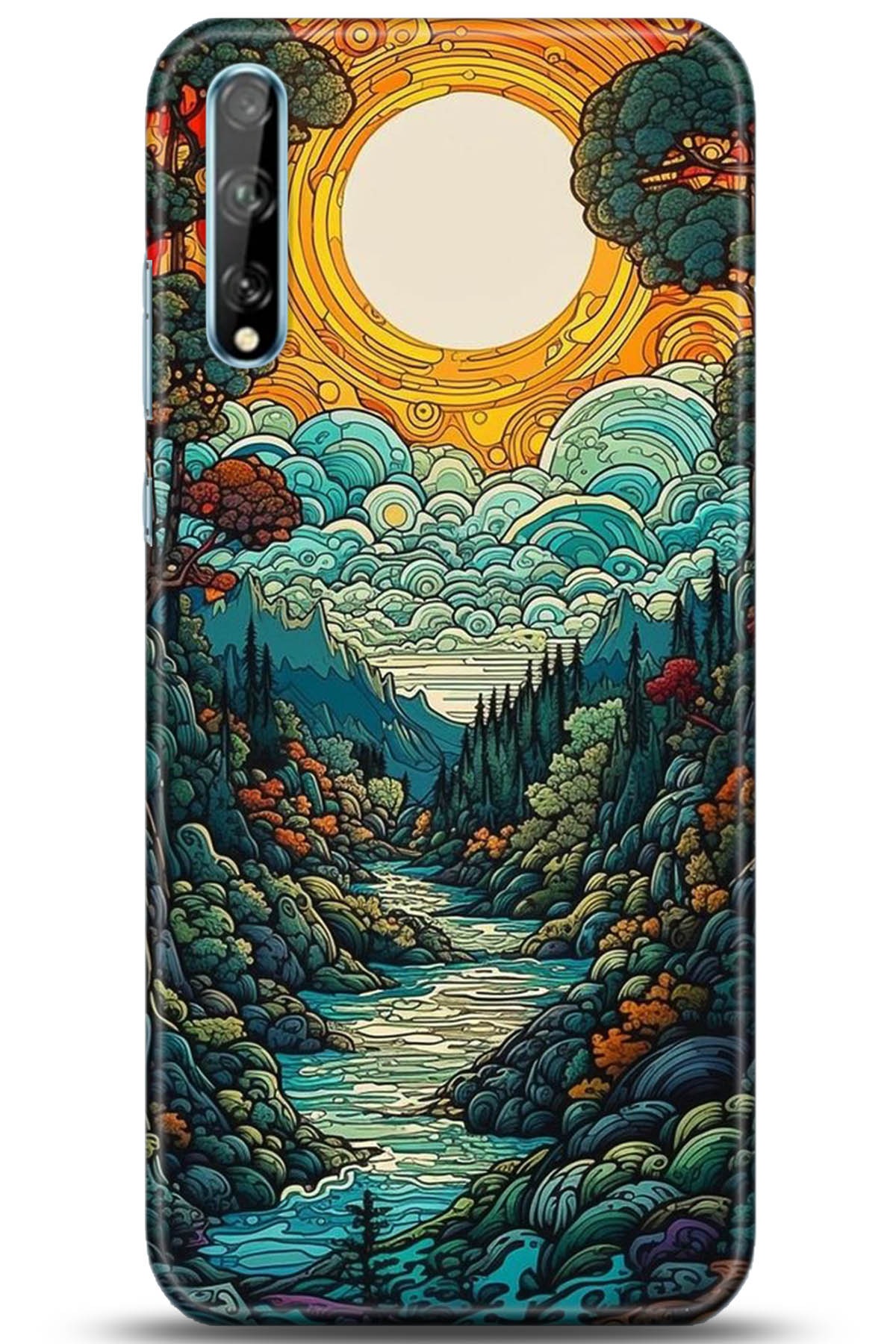 Huawei Y8P Uyumlu Kılıf HD Baskılı Kılıf - Followed Institution 5198