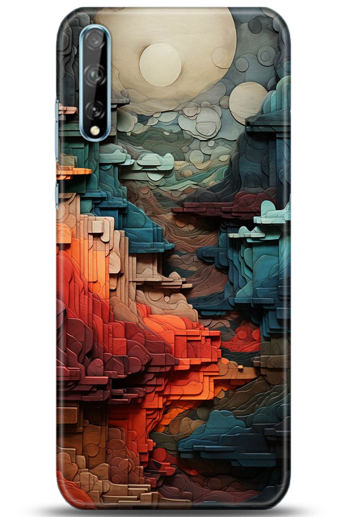 Huawei Y8P Uyumlu Kılıf HD Baskılı Kılıf - Followed Institution 5218