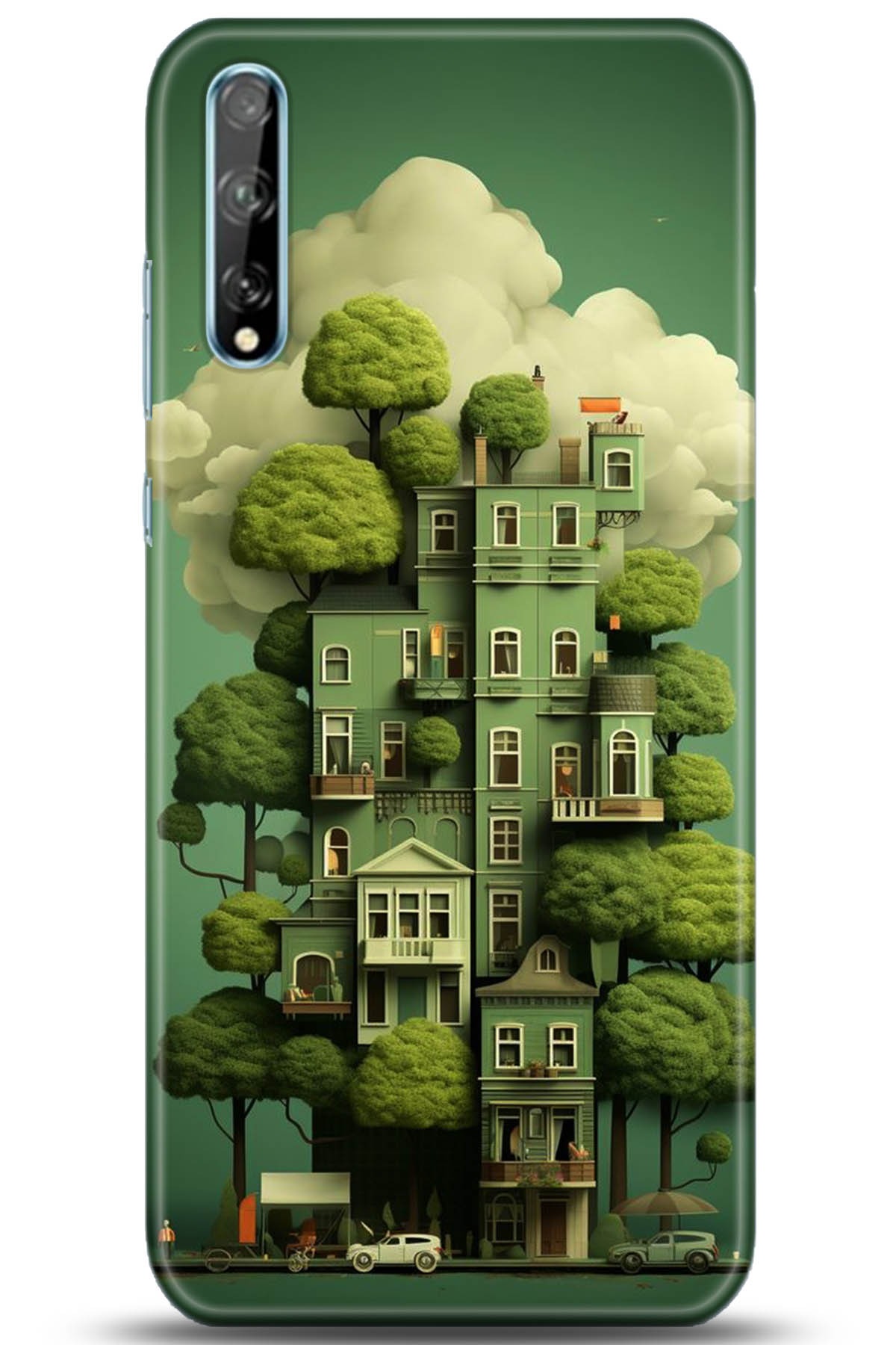 Huawei Y8P Uyumlu Kılıf HD Baskılı Kılıf - Followed Institution 5273