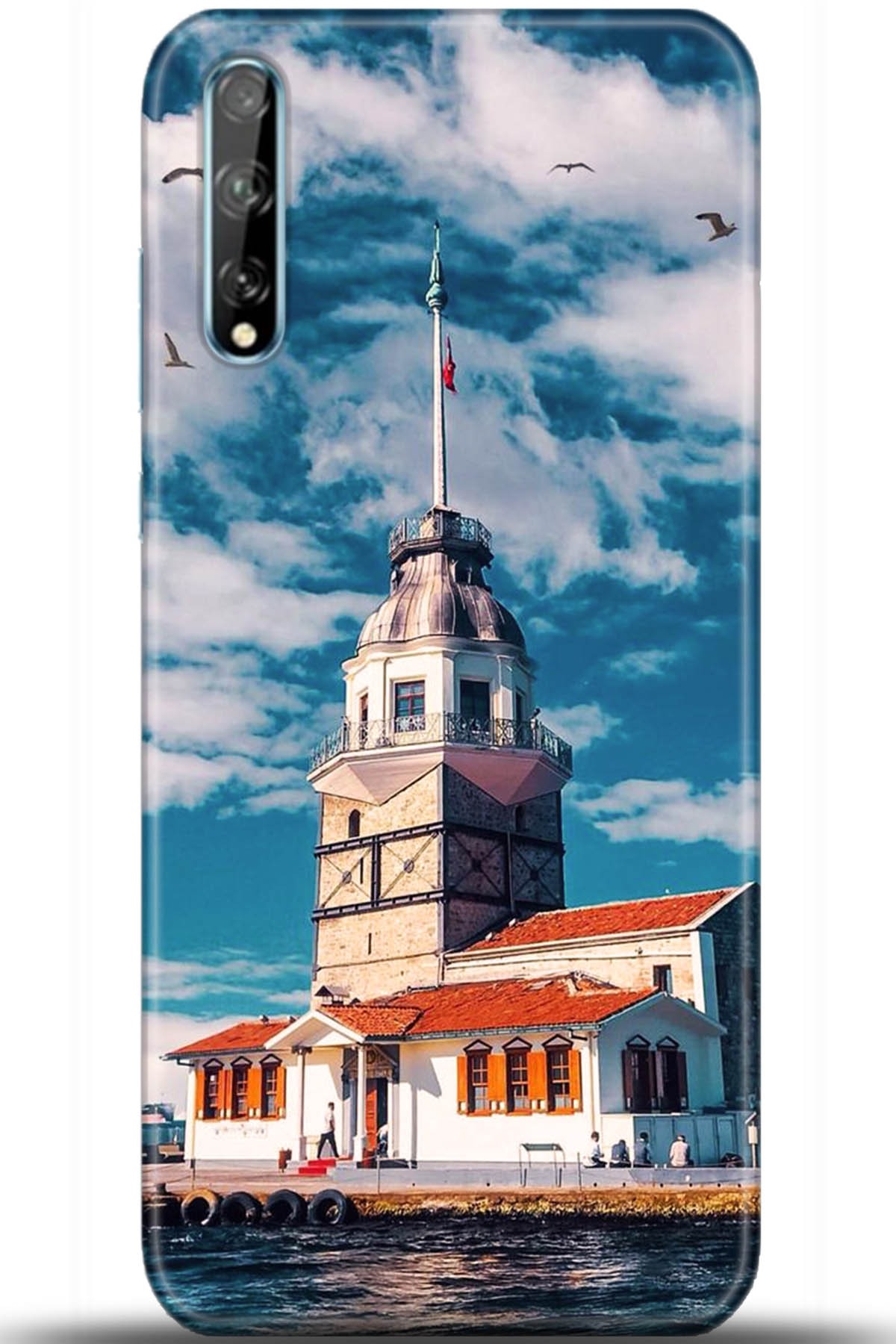Huawei Y8P Uyumlu Kılıf HD Baskılı Kılıf - Followed Institution 5547