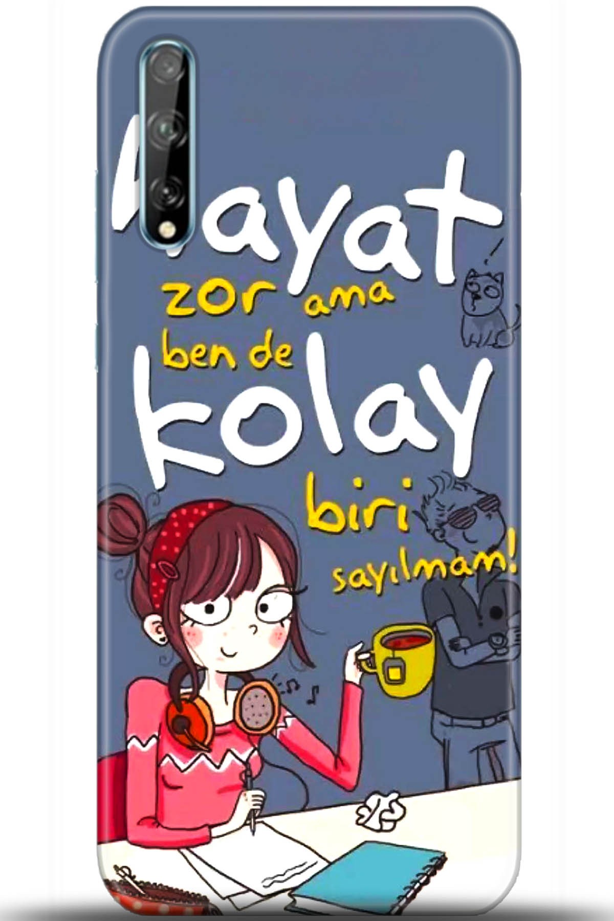 Huawei Y8P Uyumlu Kılıf HD Baskılı Kılıf - Followed Institution 5686