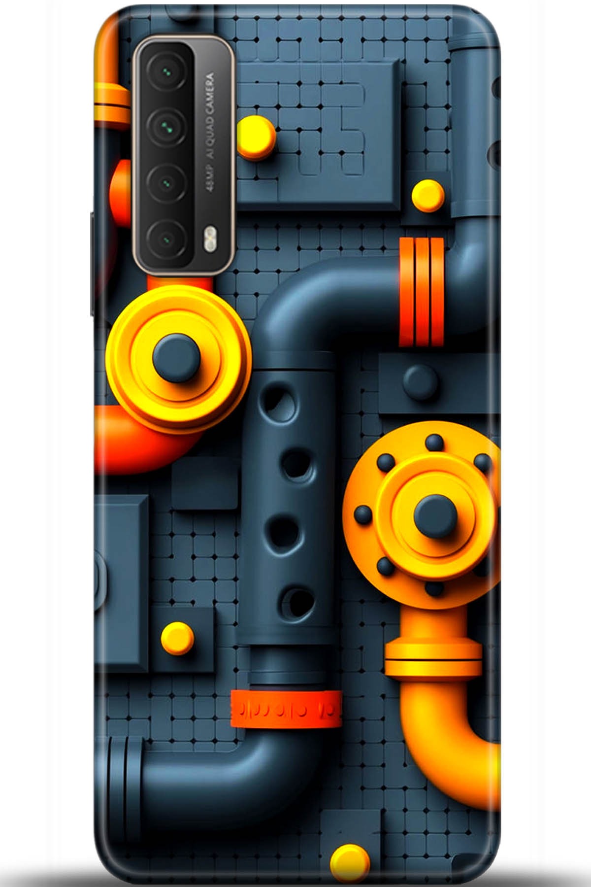 Huawei P Smart 2021 Uyumlu Kılıf HD Baskılı Kılıf - Followed Institution 5466