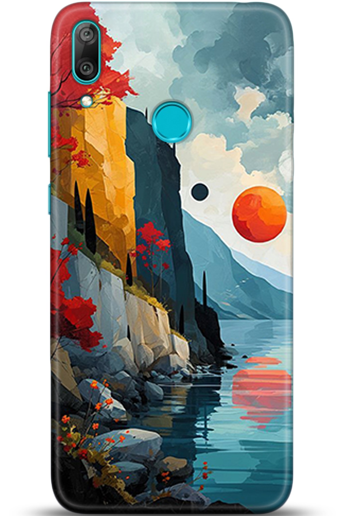 Huawei Y7 2019 Uyumlu Kılıf HD Baskılı Kılıf - Followed Institution 5368