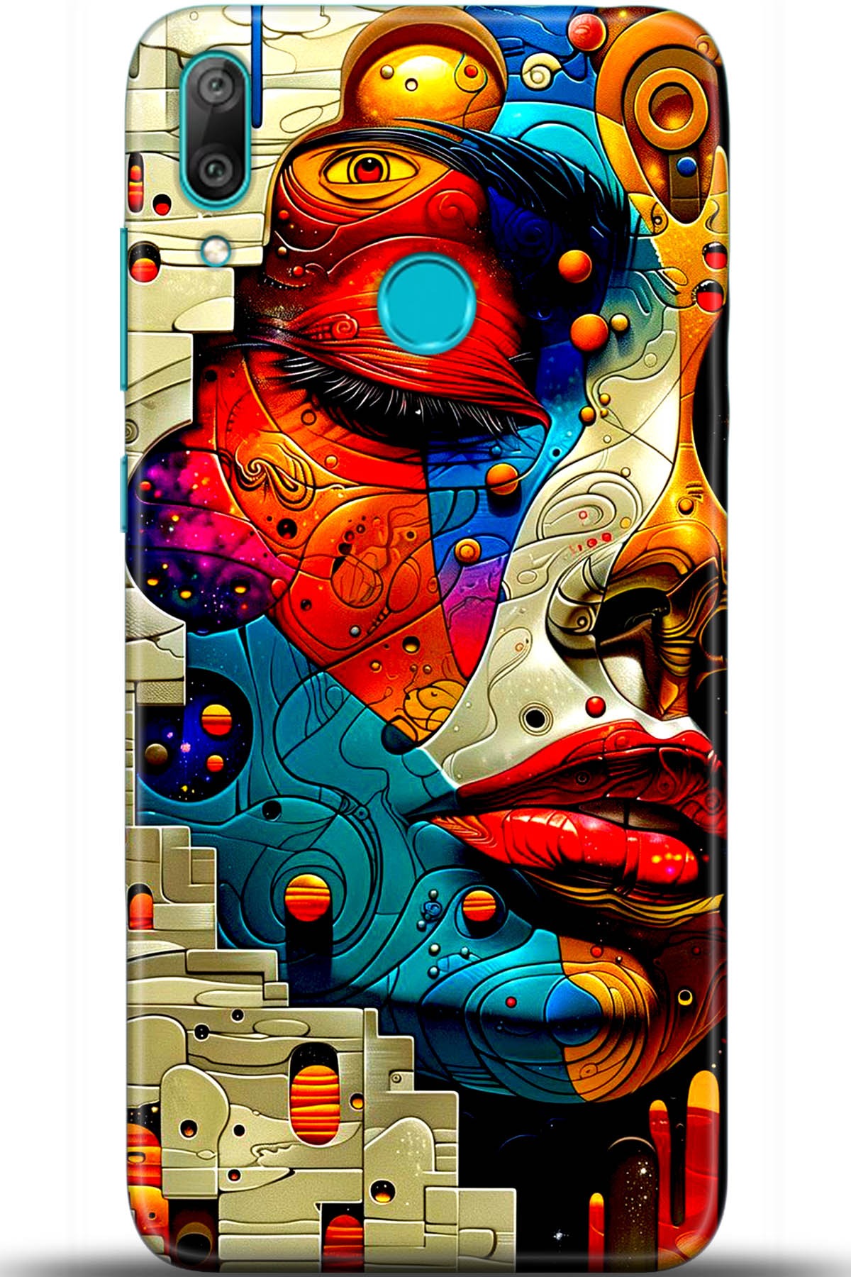 Huawei Y7 2019 Uyumlu Kılıf HD Baskılı Kılıf - Followed Institution 5422