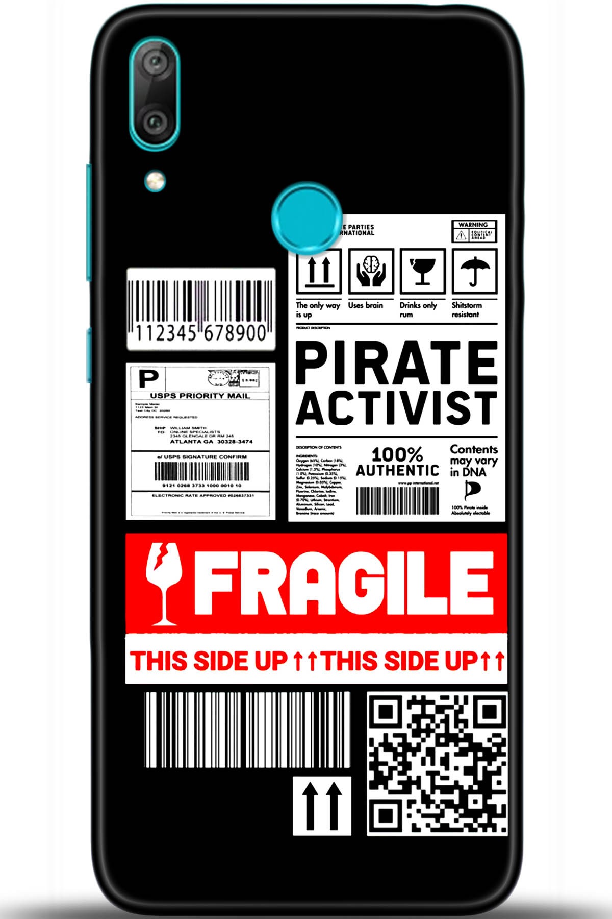 Huawei Y7 2019 Uyumlu Kılıf HD Baskılı Kılıf - Followed Institution 5447