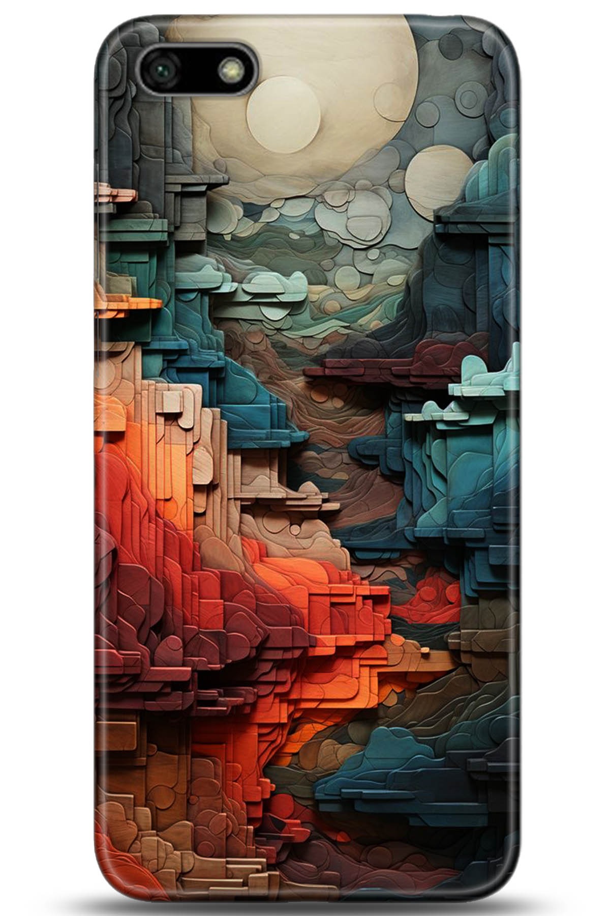 Huawei Y5 2018 Uyumlu Kılıf HD Baskılı Kılıf - Followed Institution 5218