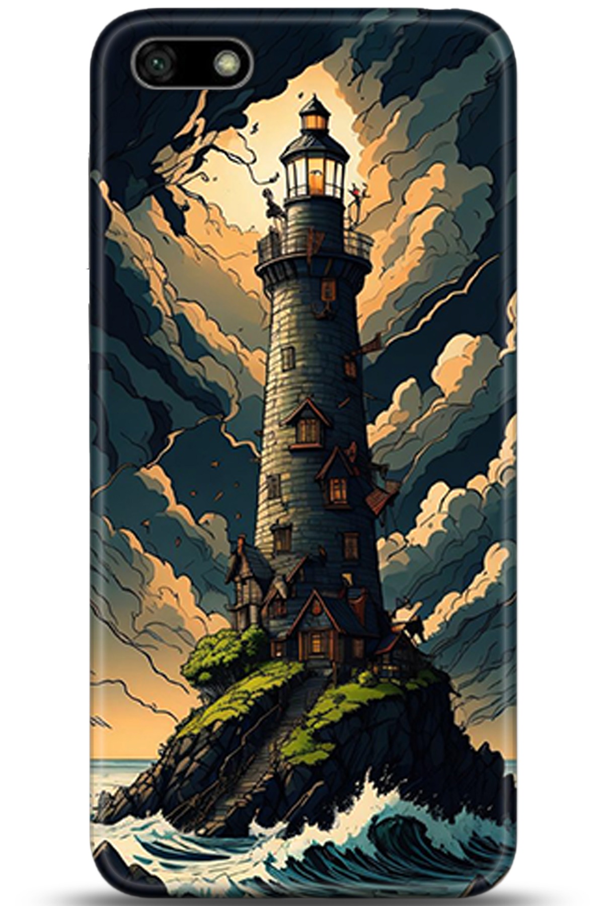 Huawei Y5 2018 Uyumlu Kılıf HD Baskılı Kılıf - Followed Institution 5363