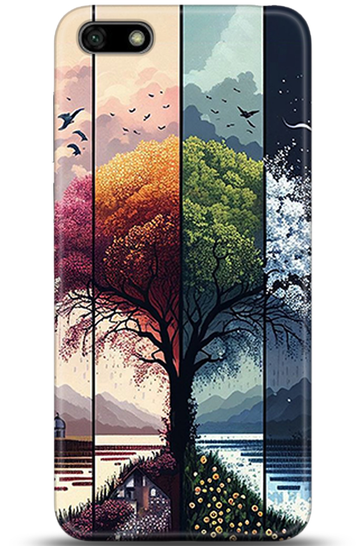 Huawei Y5 2018 Uyumlu Kılıf HD Baskılı Kılıf - Followed Institution 5369