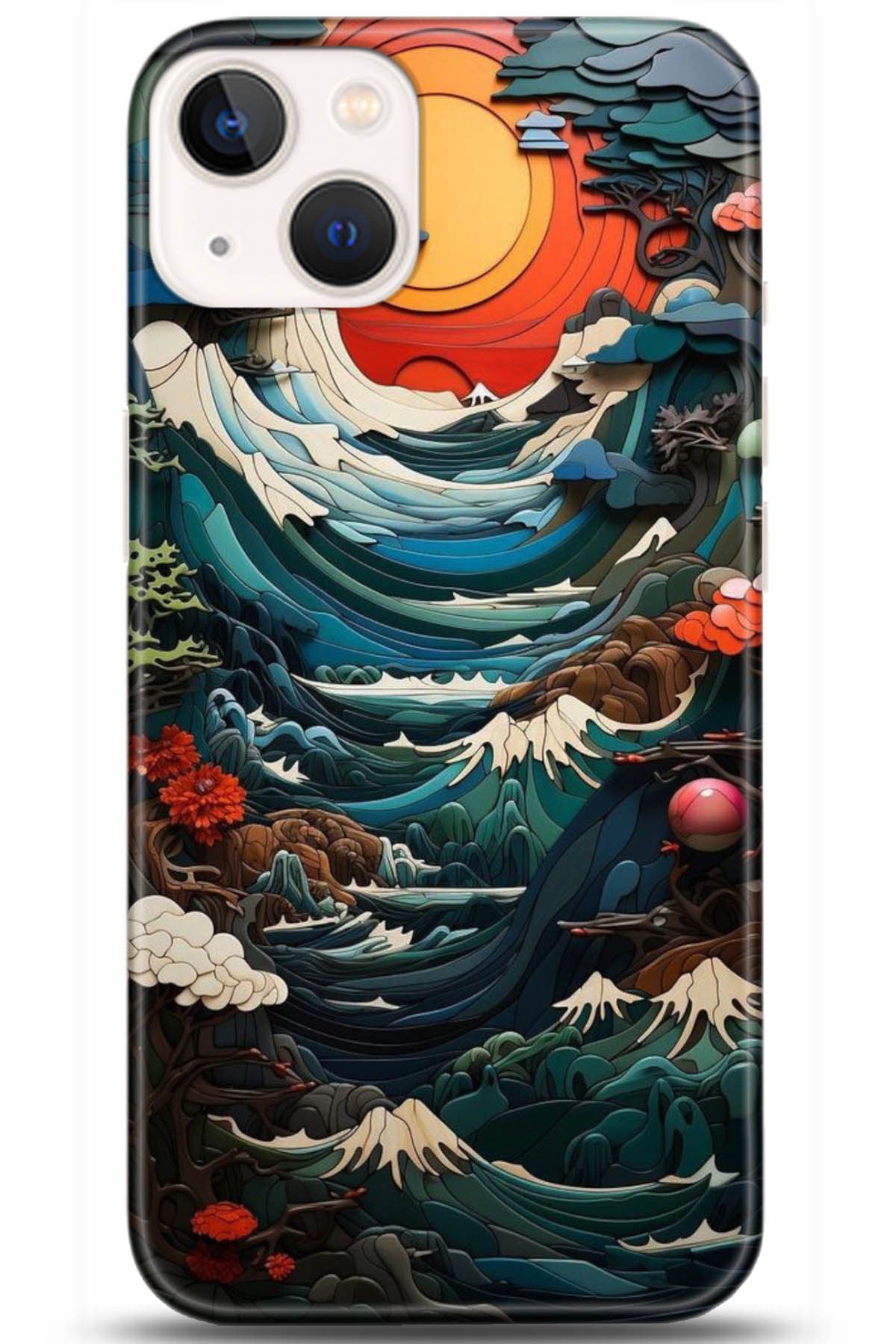 Apple iPhone 13 Uyumlu Kılıf HD Baskılı Kılıf - Followed Institution 5009