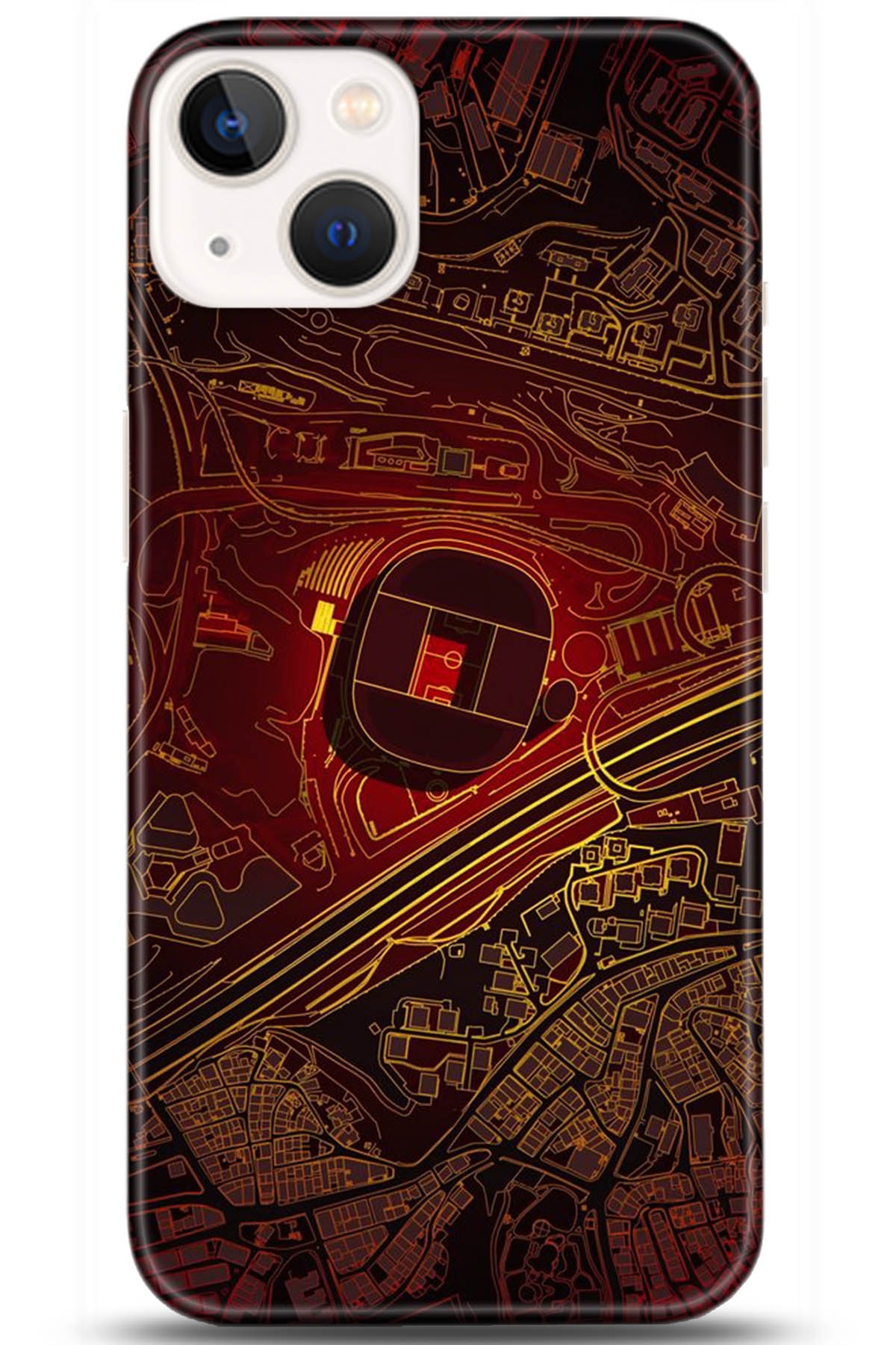 Apple iPhone 13 Uyumlu Kılıf HD Baskılı Kılıf - Followed Institution 5297