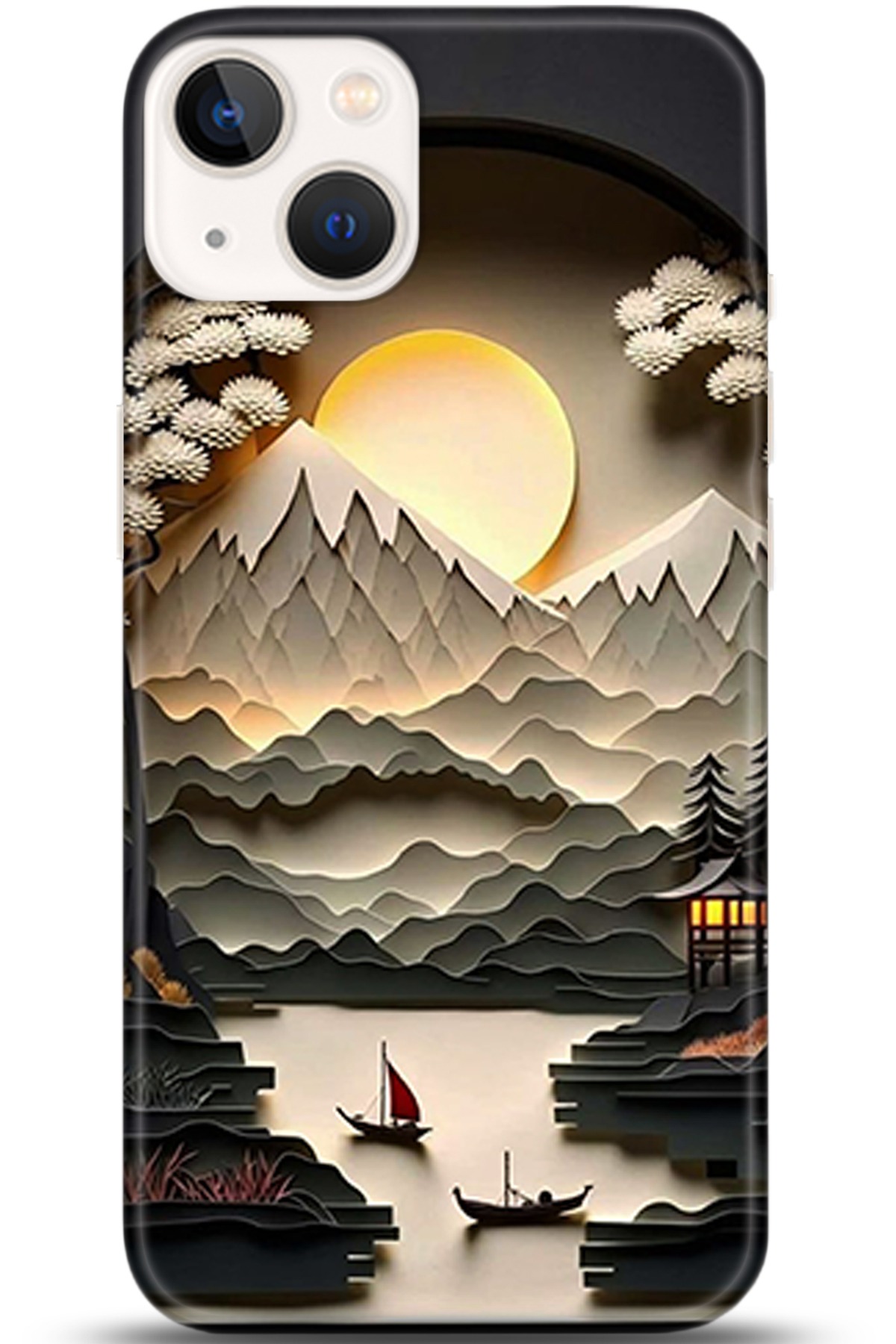 Apple iPhone 13 Uyumlu Kılıf HD Baskılı Kılıf - Followed Institution 5354