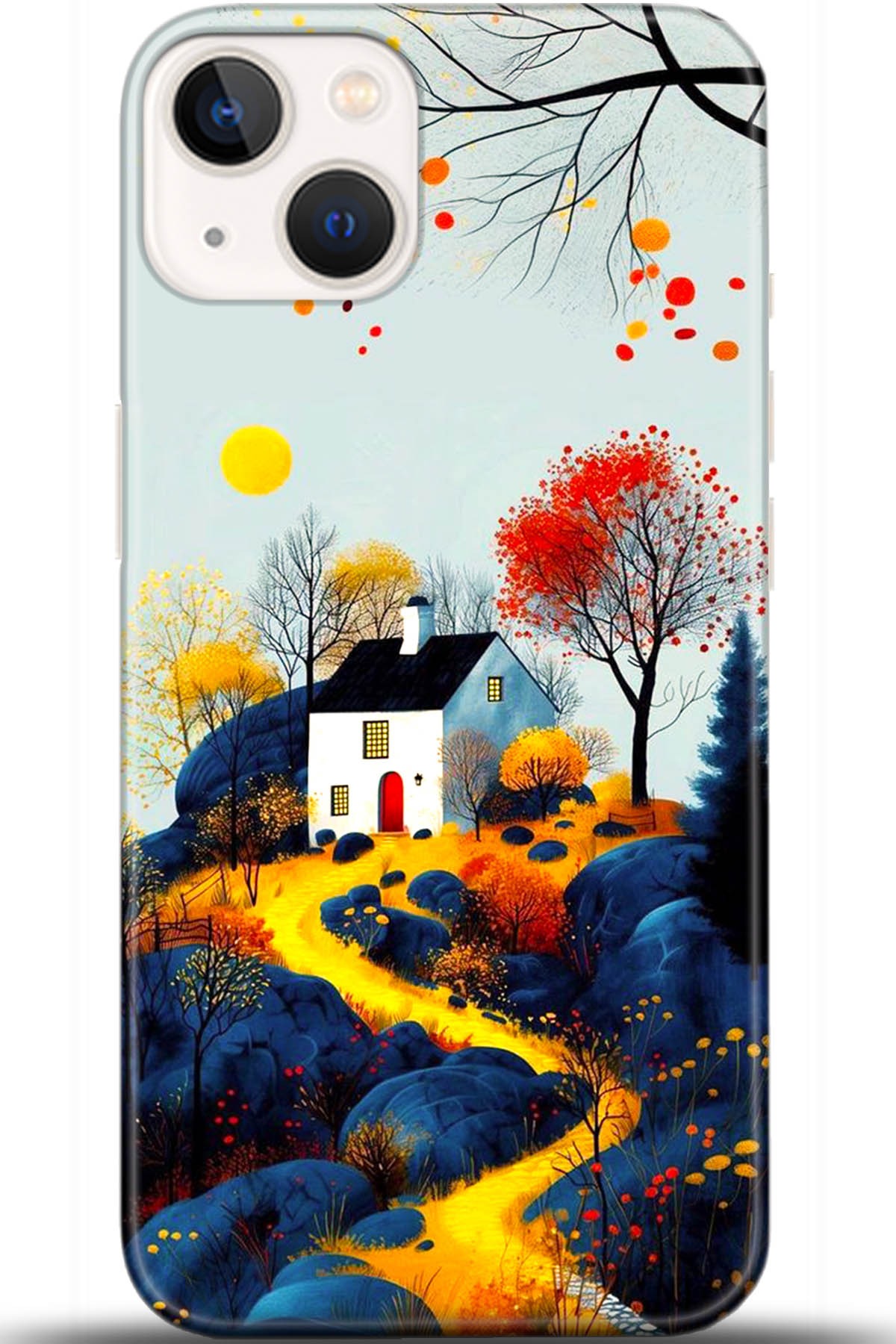 Apple iPhone 13 Uyumlu Kılıf HD Baskılı Kılıf - Followed Institution 5569