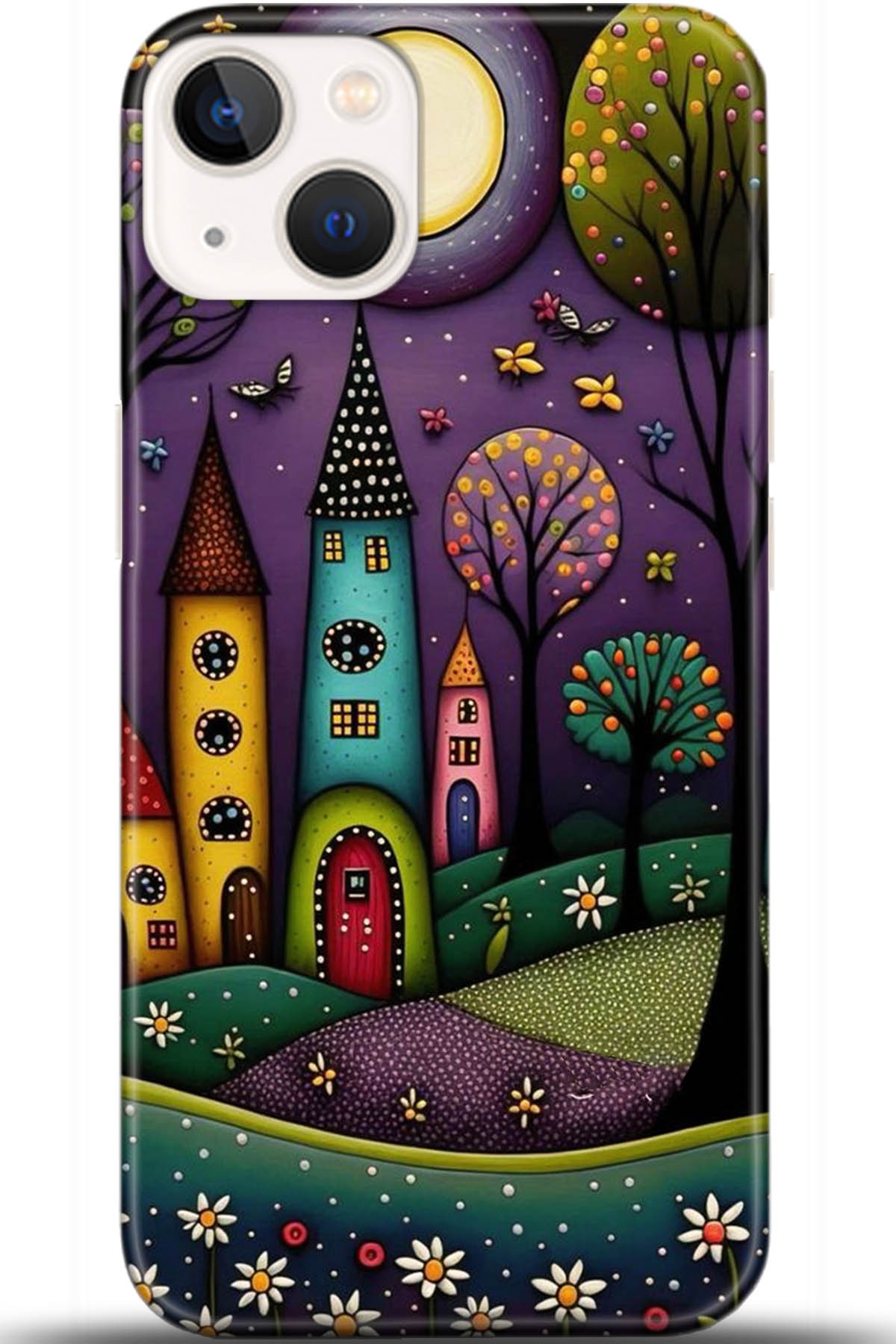 Apple iPhone 13 Uyumlu Kılıf HD Baskılı Kılıf - Followed Institution 5704