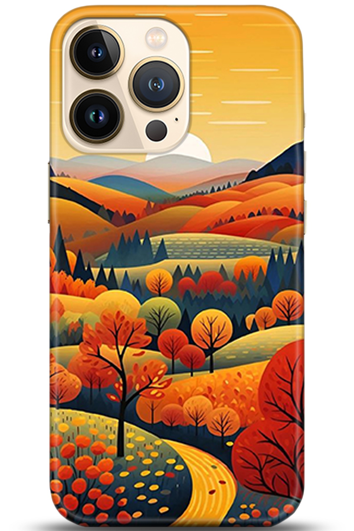 Apple iPhone 13 Pro Uyumlu Kılıf HD Baskılı Kılıf - Followed Institution 5356