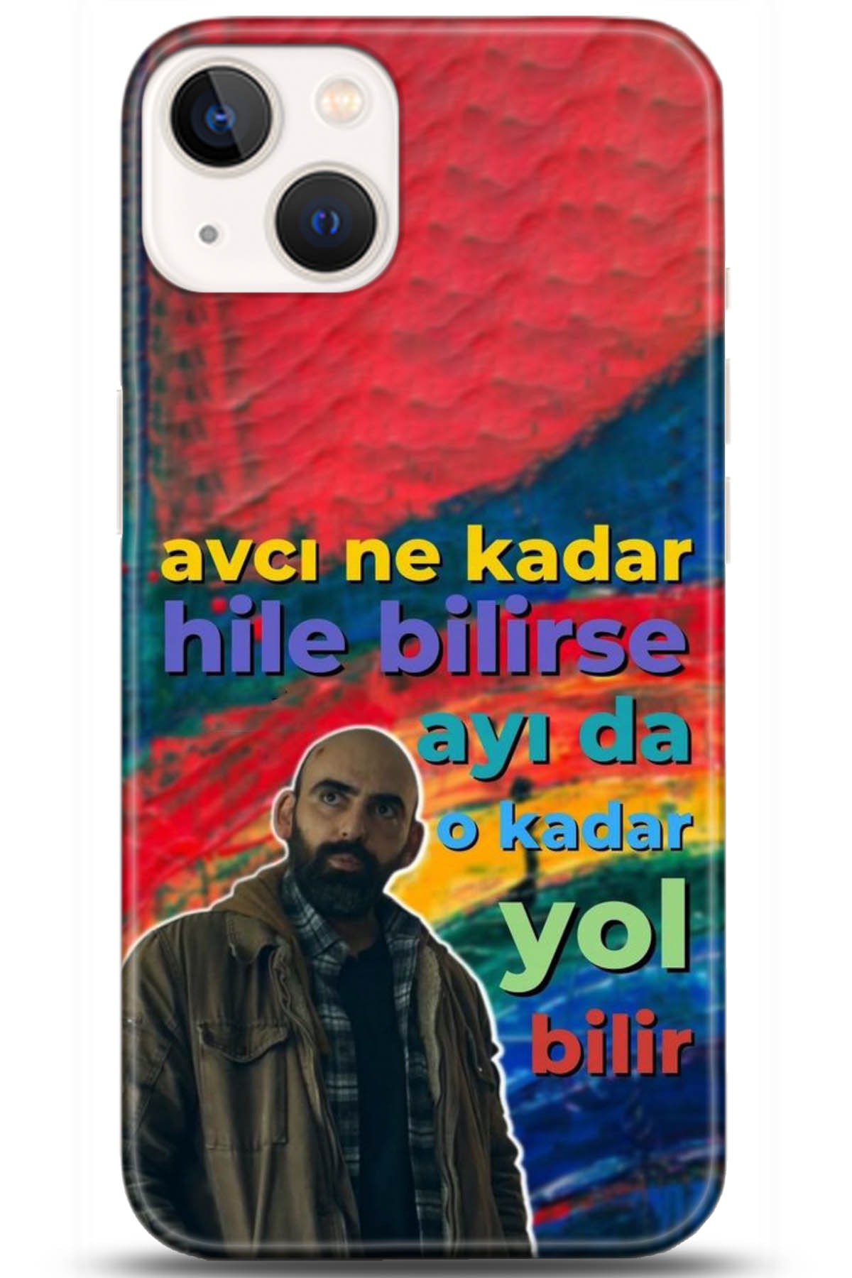 Apple iPhone 13 Mini Uyumlu Kılıf HD Baskılı Kılıf - Followed Institution 5006