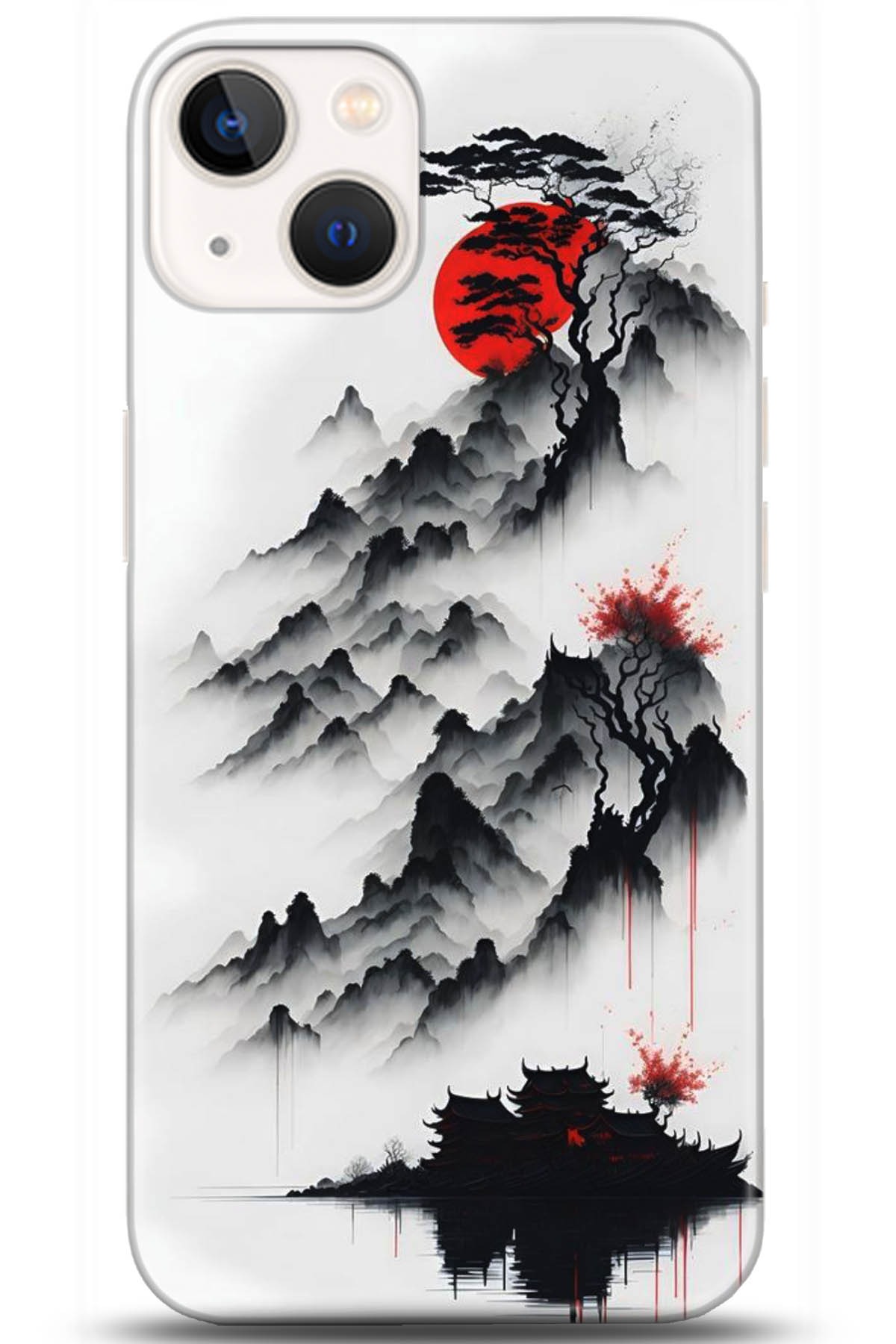 Apple iPhone 13 Mini Uyumlu Kılıf HD Baskılı Kılıf - Followed Institution 5172