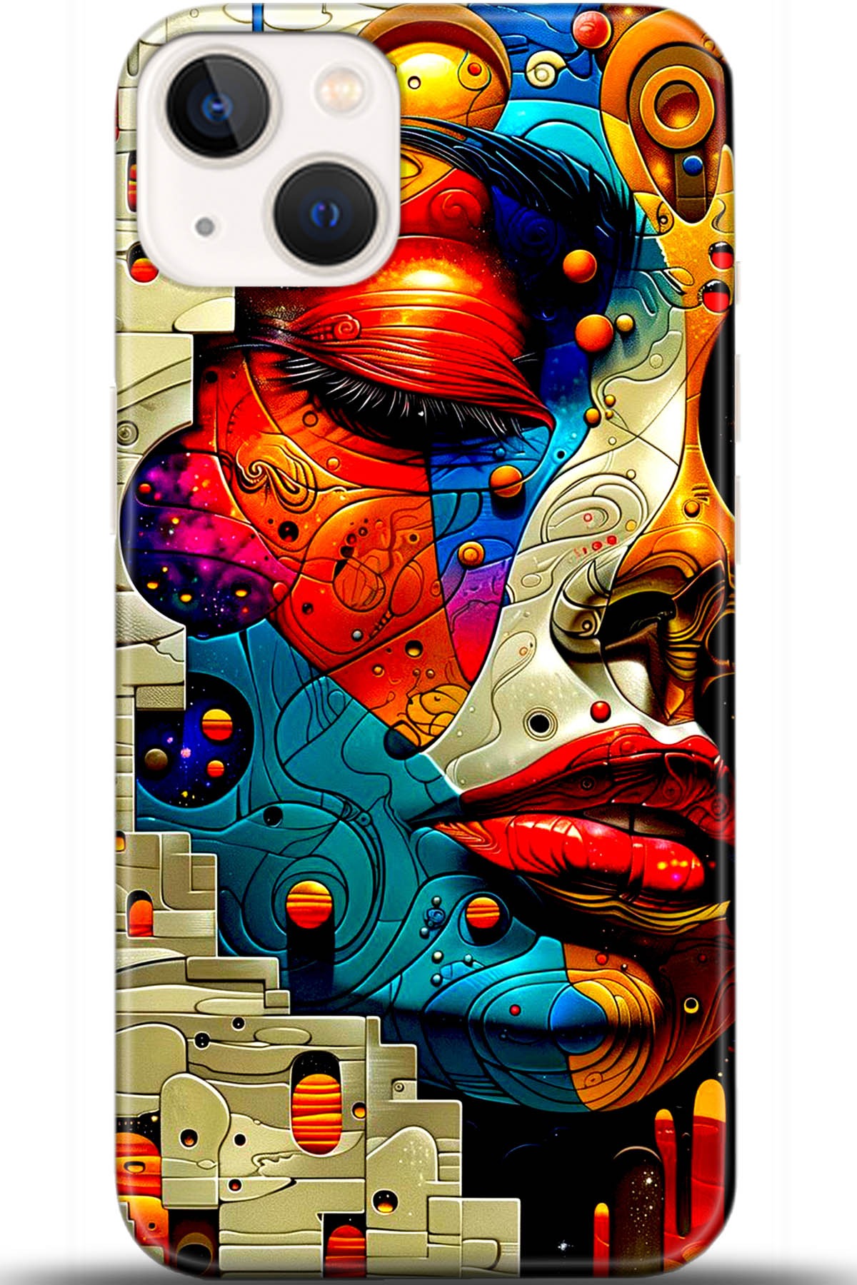 Apple iPhone 13 Mini Uyumlu Kılıf HD Baskılı Kılıf - Followed Institution 5422