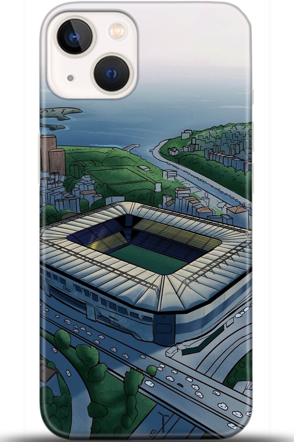 Apple iPhone 13 Mini Uyumlu Kılıf HD Baskılı Kılıf - Followed Institution 5715