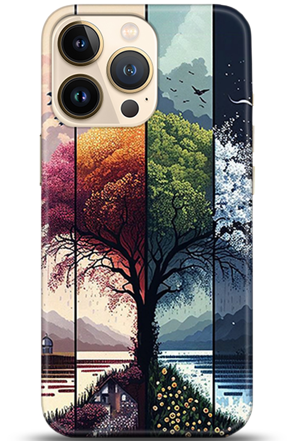 Apple iPhone 13 Pro Max Uyumlu Kılıf HD Baskılı Kılıf - Followed Institution 5369