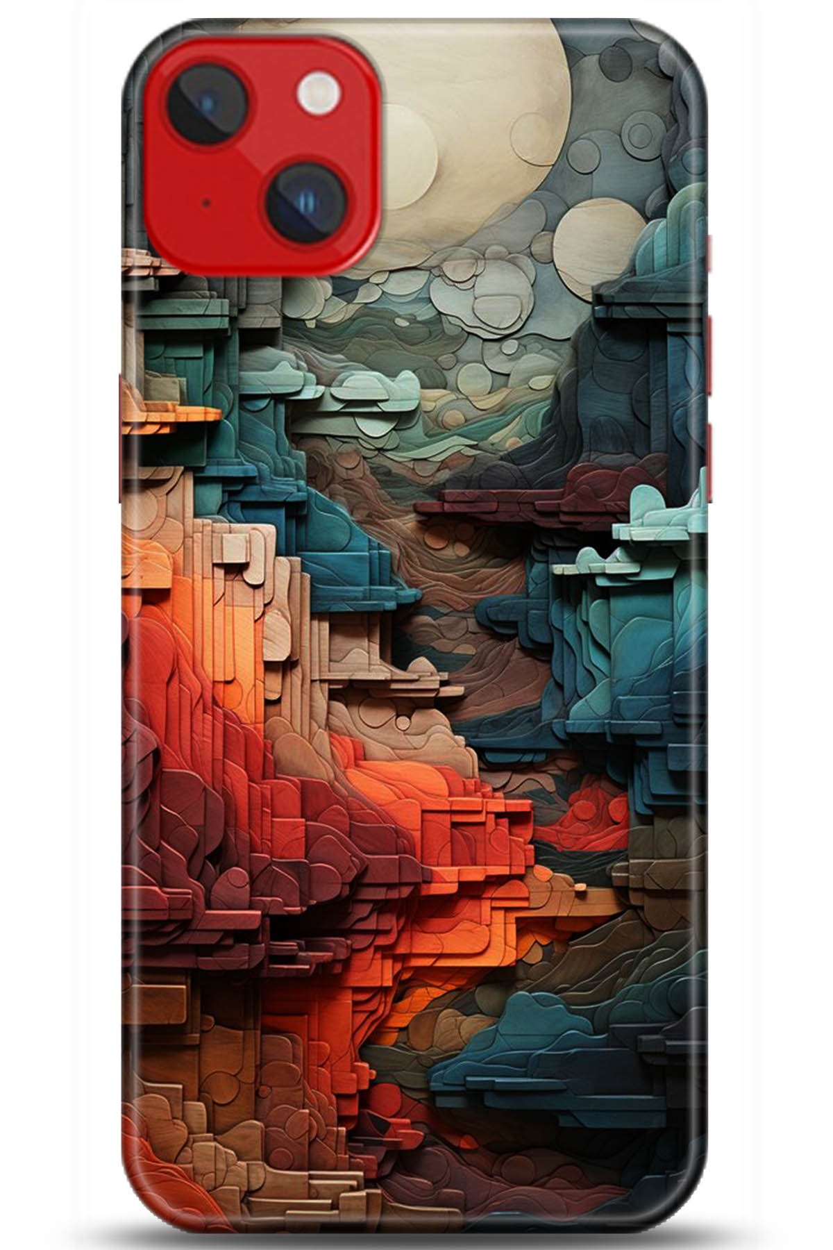 Apple iPhone 14 Uyumlu Kılıf HD Baskılı Kılıf - Followed Institution 5218