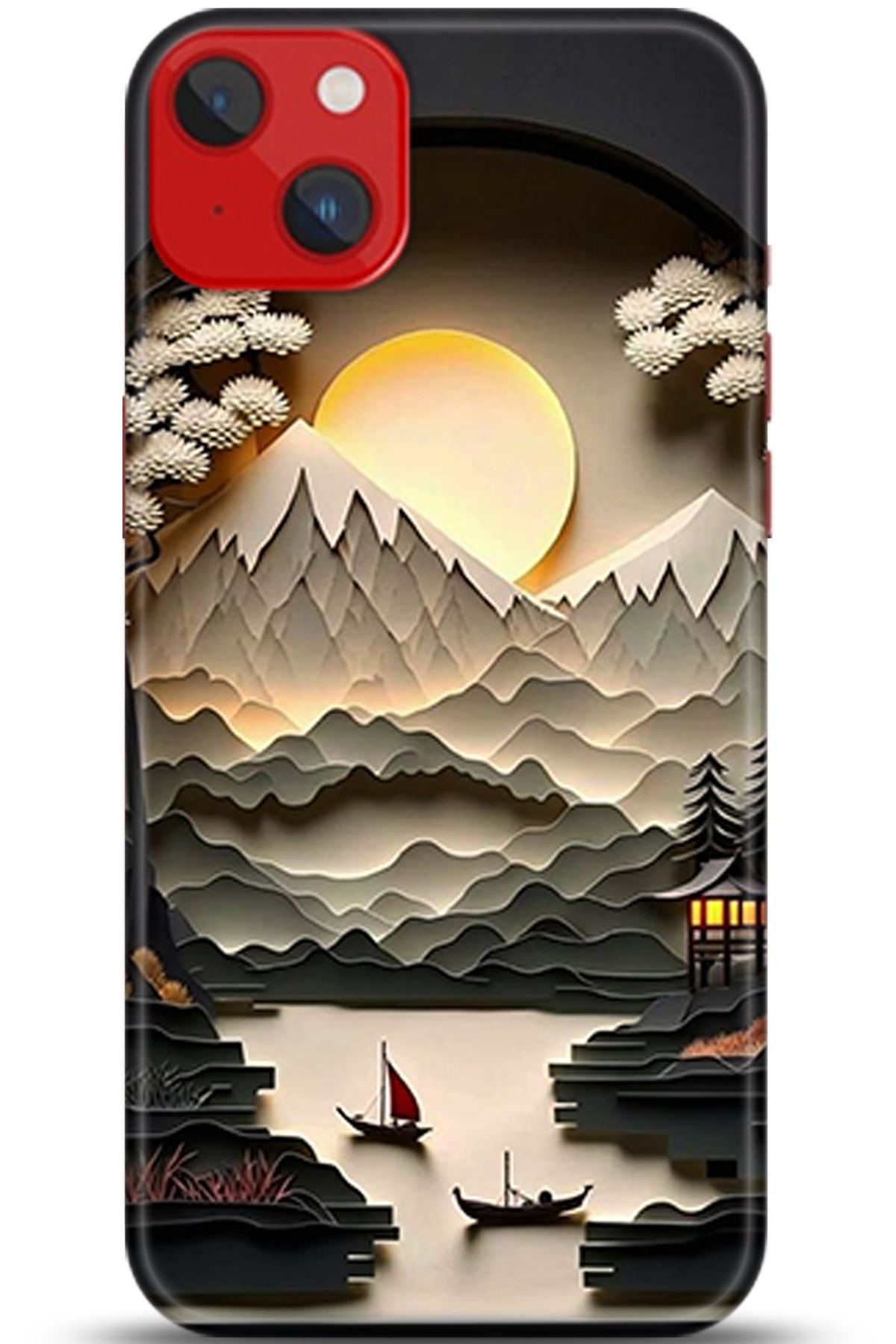 Apple iPhone 14 Uyumlu Kılıf HD Baskılı Kılıf - Followed Institution 5354