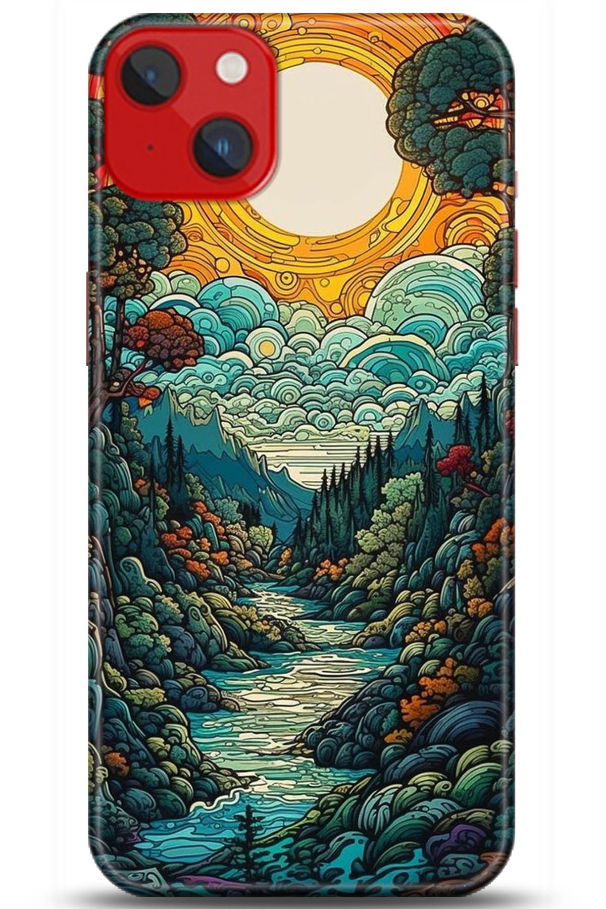 Apple iPhone 14 Plus Uyumlu Kılıf HD Baskılı Kılıf - Followed Institution 5198