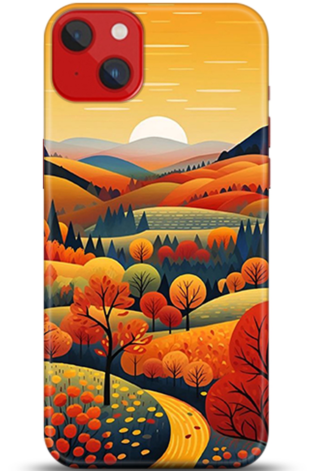 Apple iPhone 14 Plus Uyumlu Kılıf HD Baskılı Kılıf - Followed Institution 5356