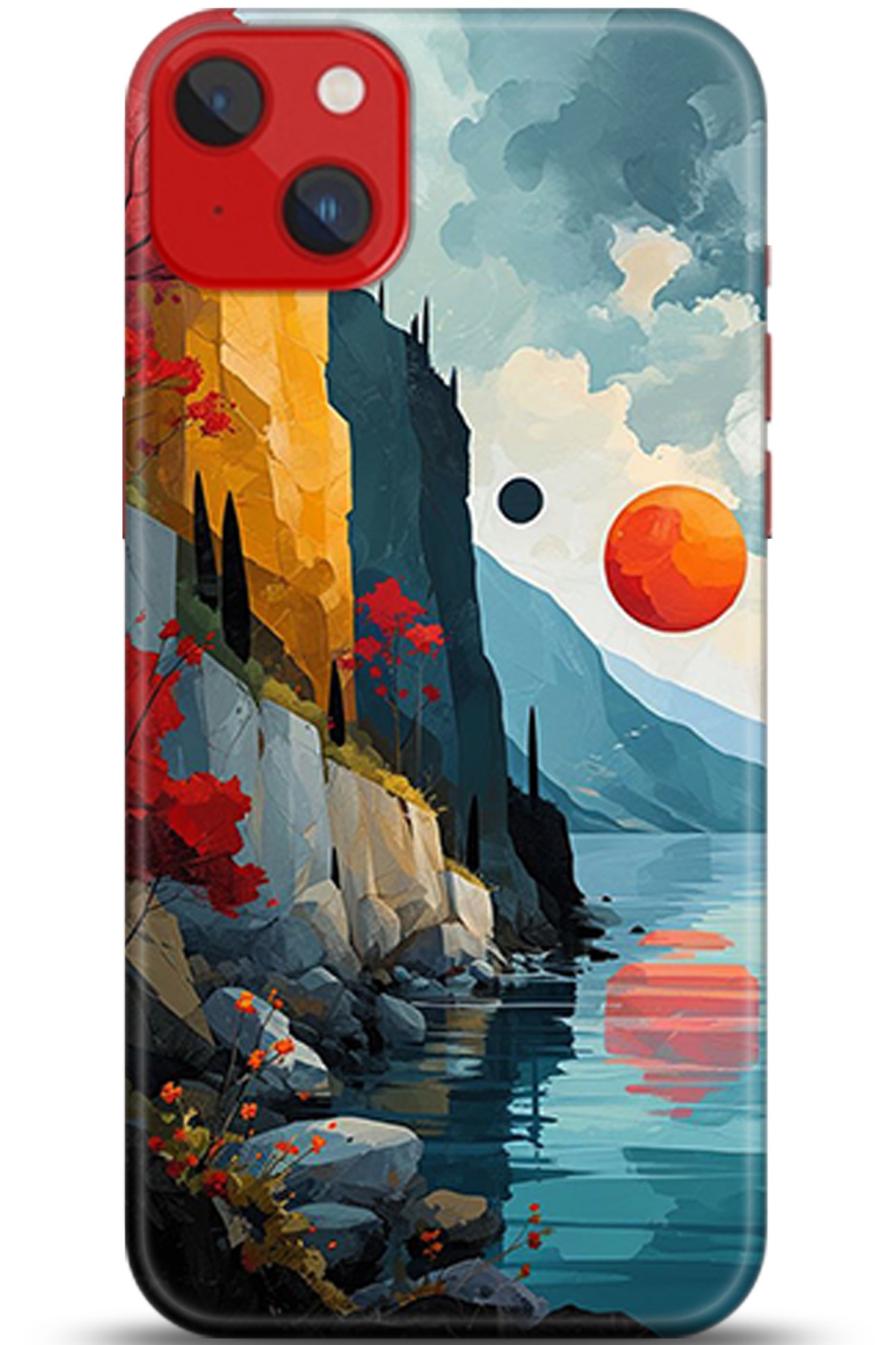 Apple iPhone 14 Plus Uyumlu Kılıf HD Baskılı Kılıf - Followed Institution 5368