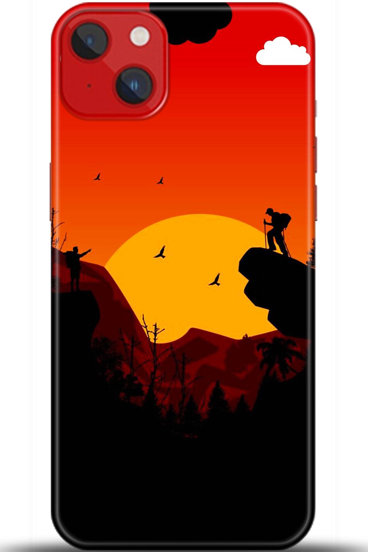 Apple iPhone 14 Plus Uyumlu Kılıf HD Baskılı Kılıf - Followed Institution 5407