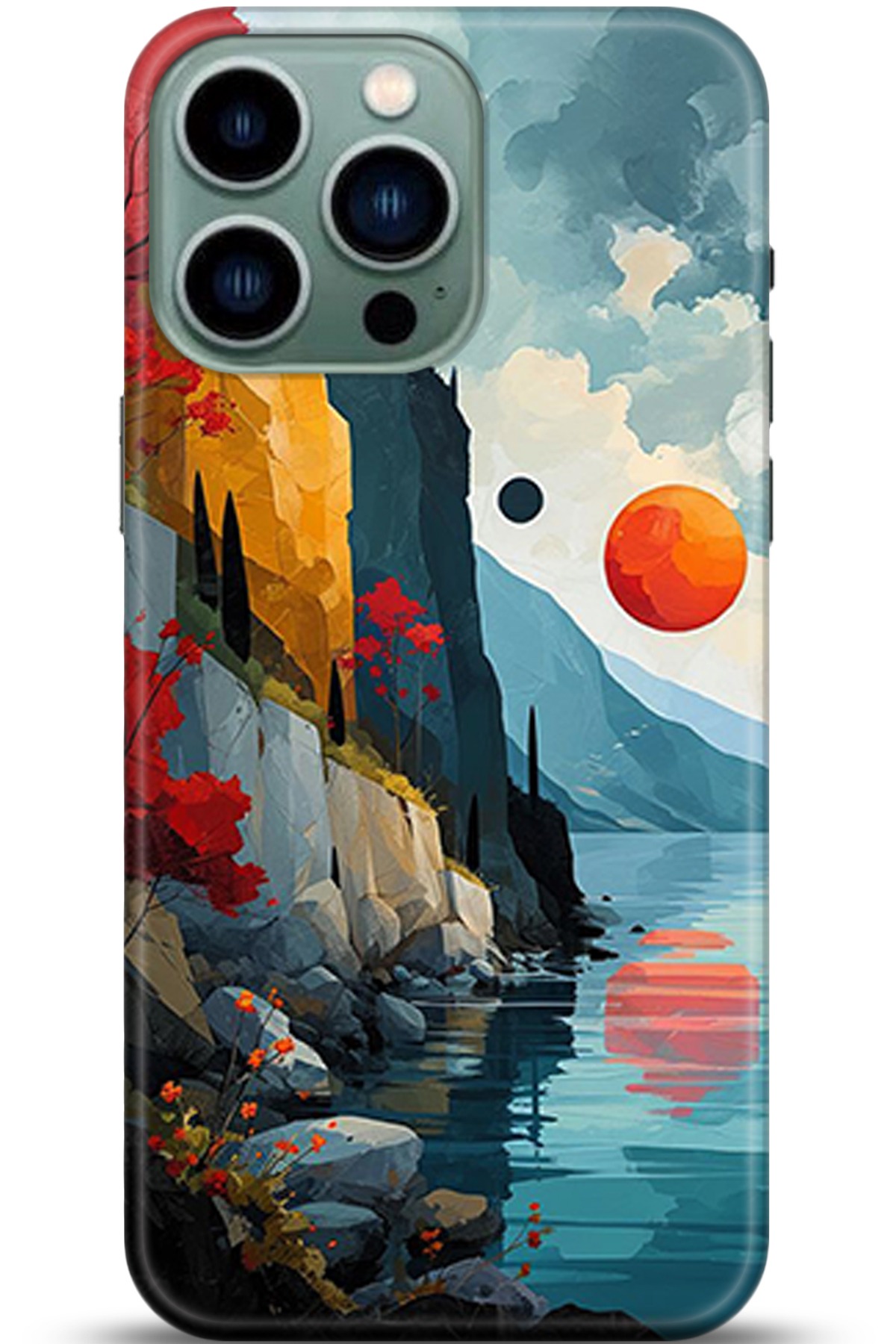 Apple iPhone 14 Pro Max Uyumlu Kılıf HD Baskılı Kılıf - Followed Institution 5368