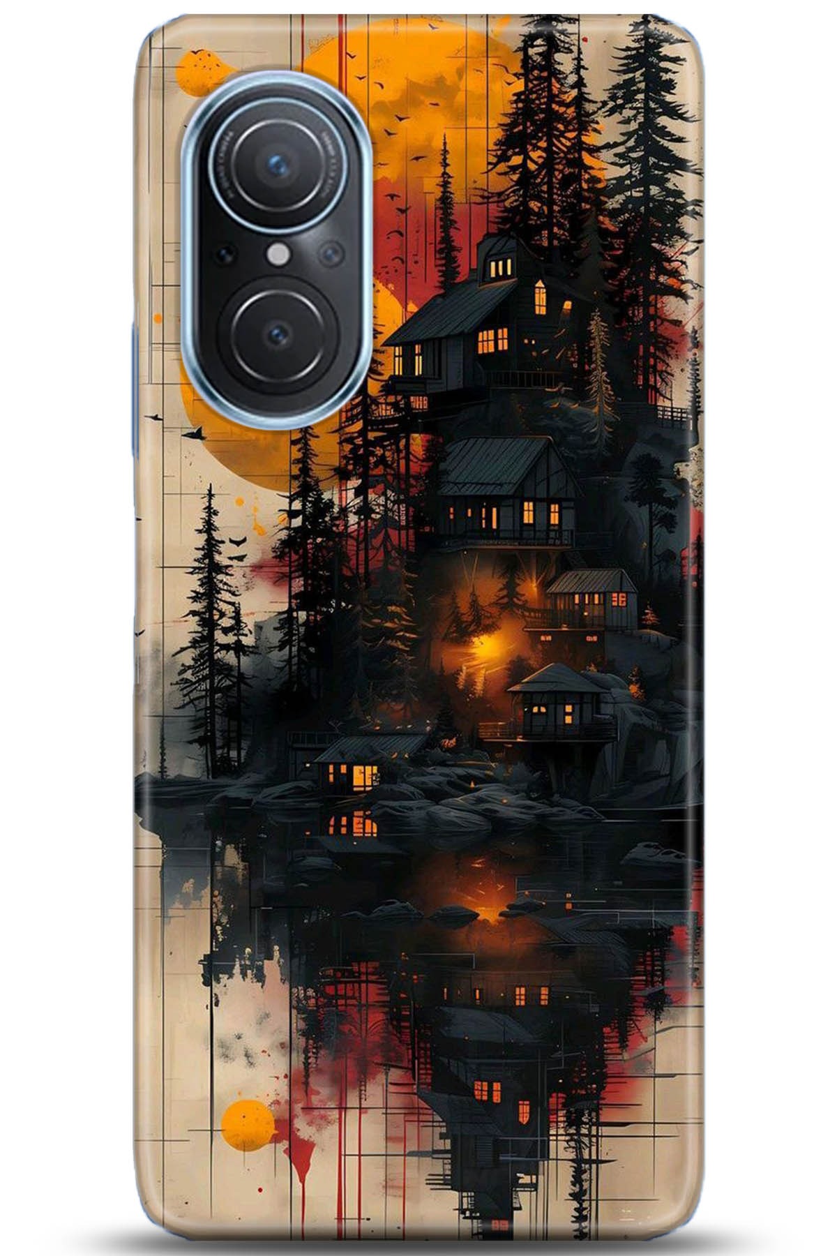 Huawei Nova 9 Uyumlu Kılıf HD Baskılı Kılıf - Followed Institution 5292