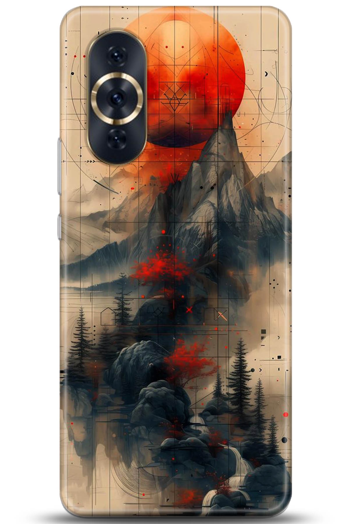 Huawei Nova 10 Pro Uyumlu Kılıf HD Baskılı Kılıf - Followed Institution 5244