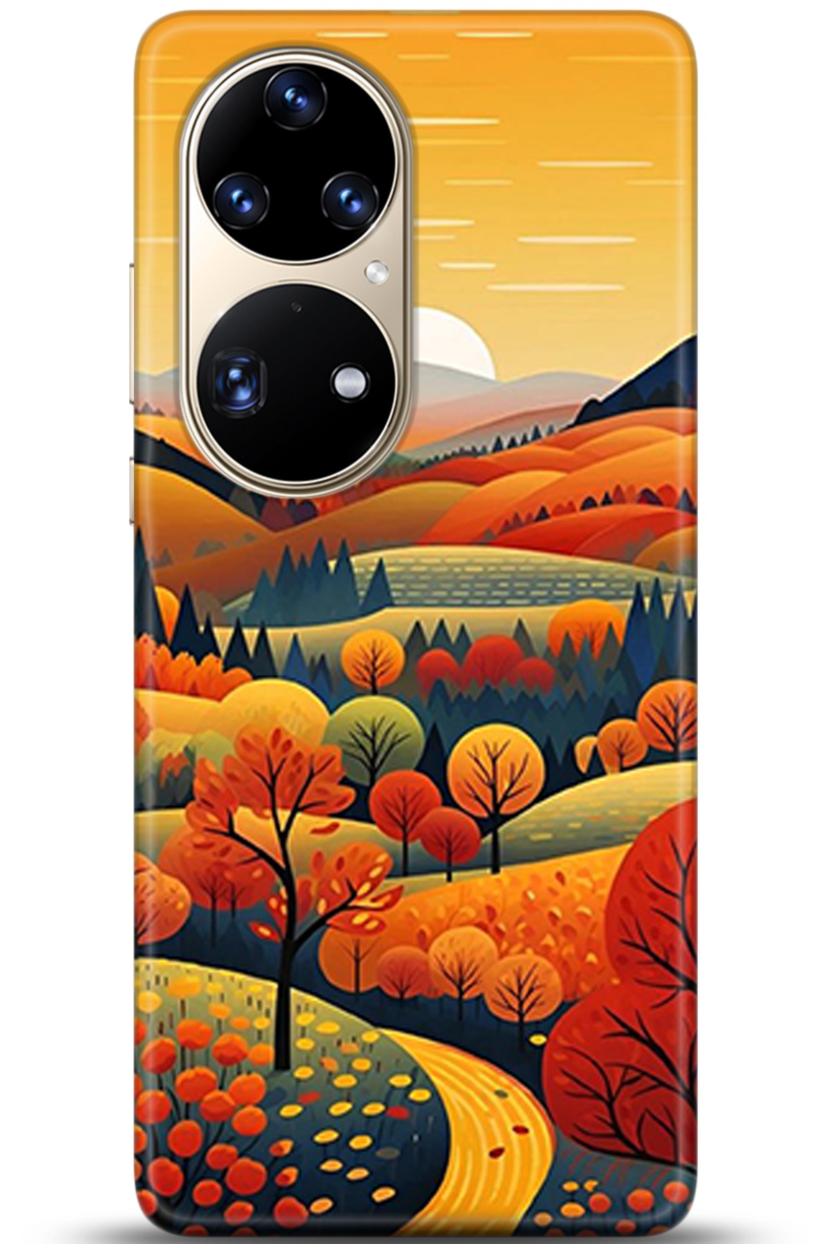 Huawei P50 Pro Uyumlu Kılıf HD Baskılı Kılıf - Followed Institution 5356