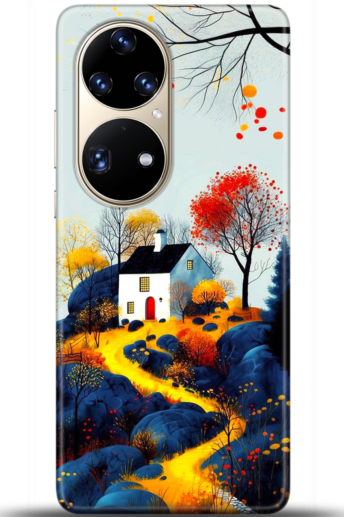 Huawei P50 Pro Uyumlu Kılıf HD Baskılı Kılıf - Followed Institution 5569