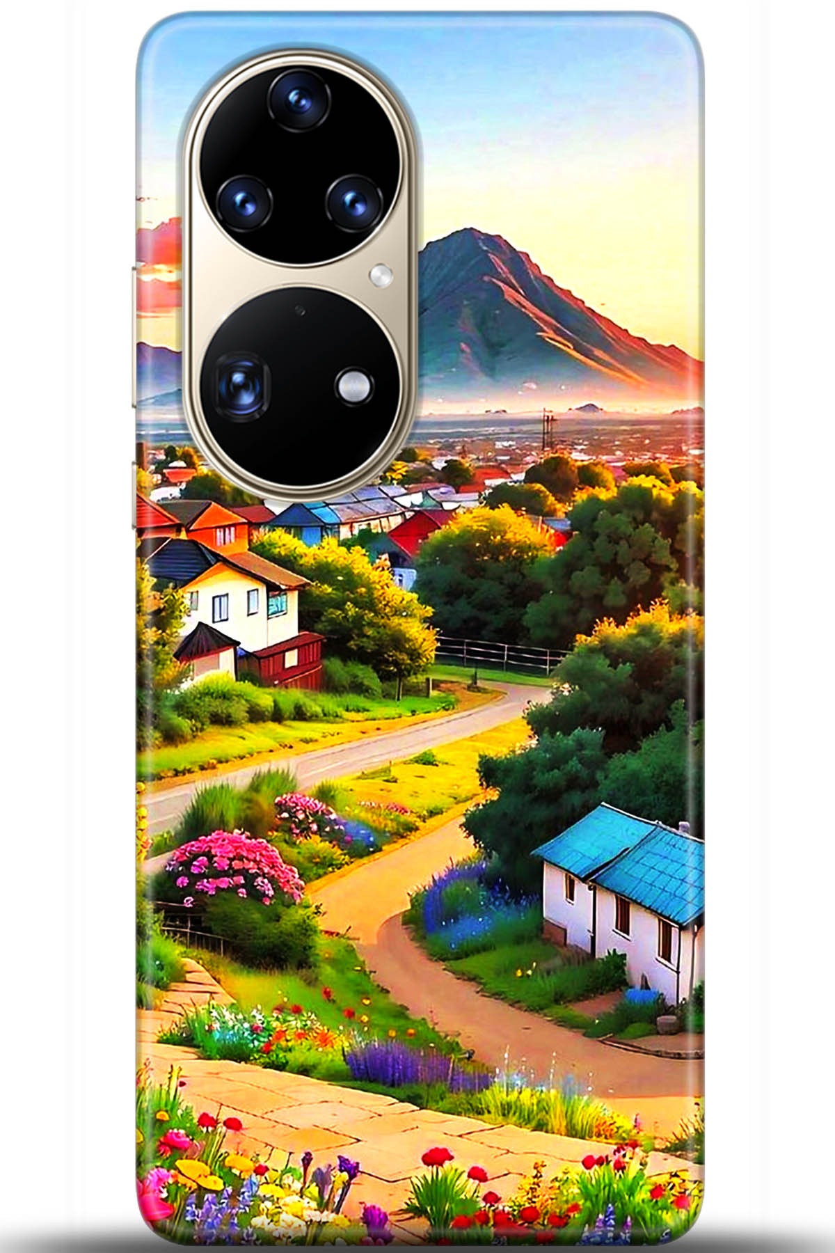 Huawei P50 Pro Uyumlu Kılıf HD Baskılı Kılıf - Followed Institution 5605