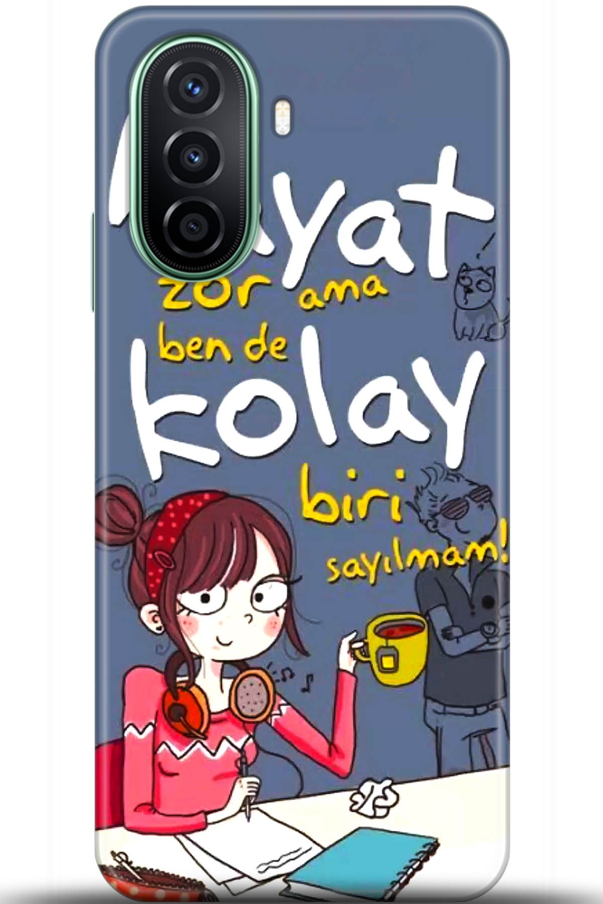 Huawei Nova Y70 Uyumlu Kılıf HD Baskılı Kılıf - Followed Institution 5686