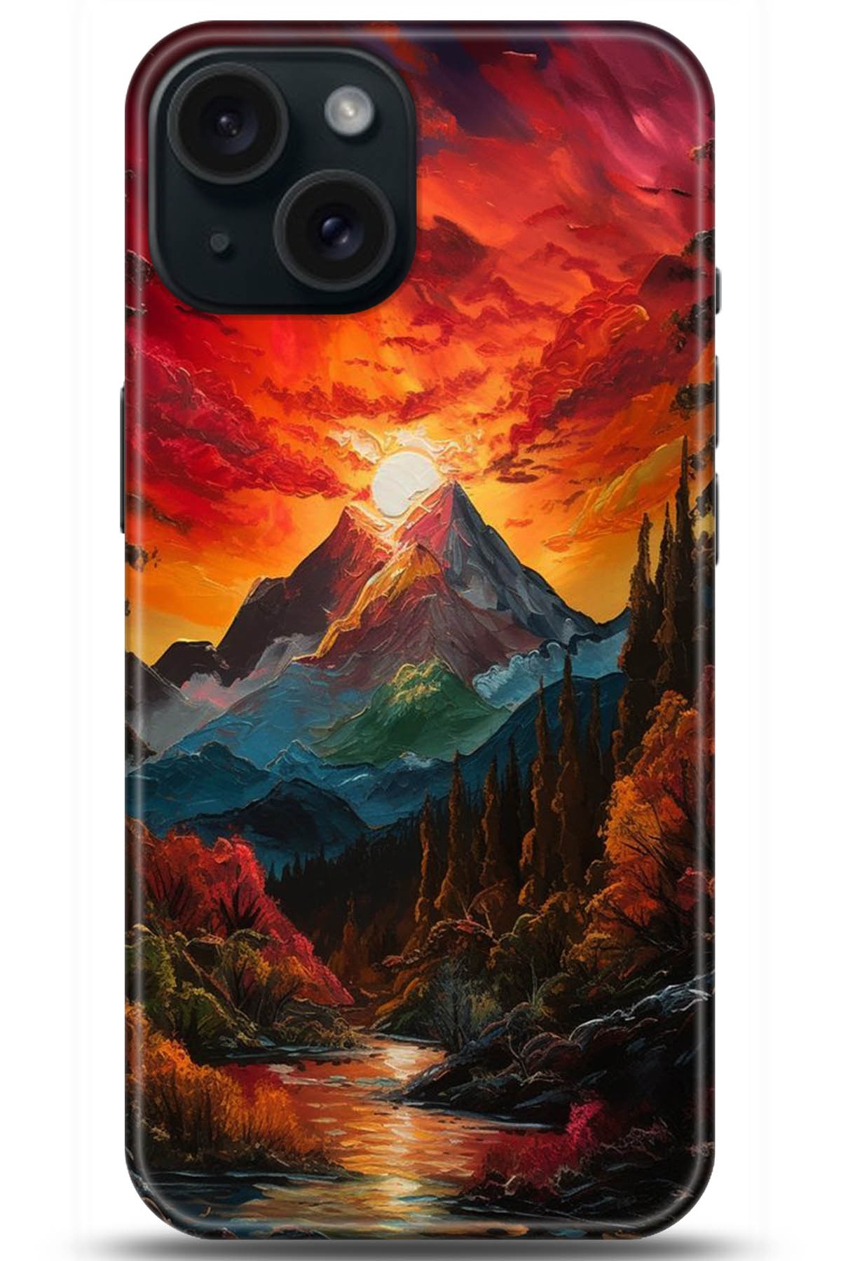 Apple iPhone 15 Uyumlu Kılıf HD Baskılı Kılıf - Followed Institution 5224